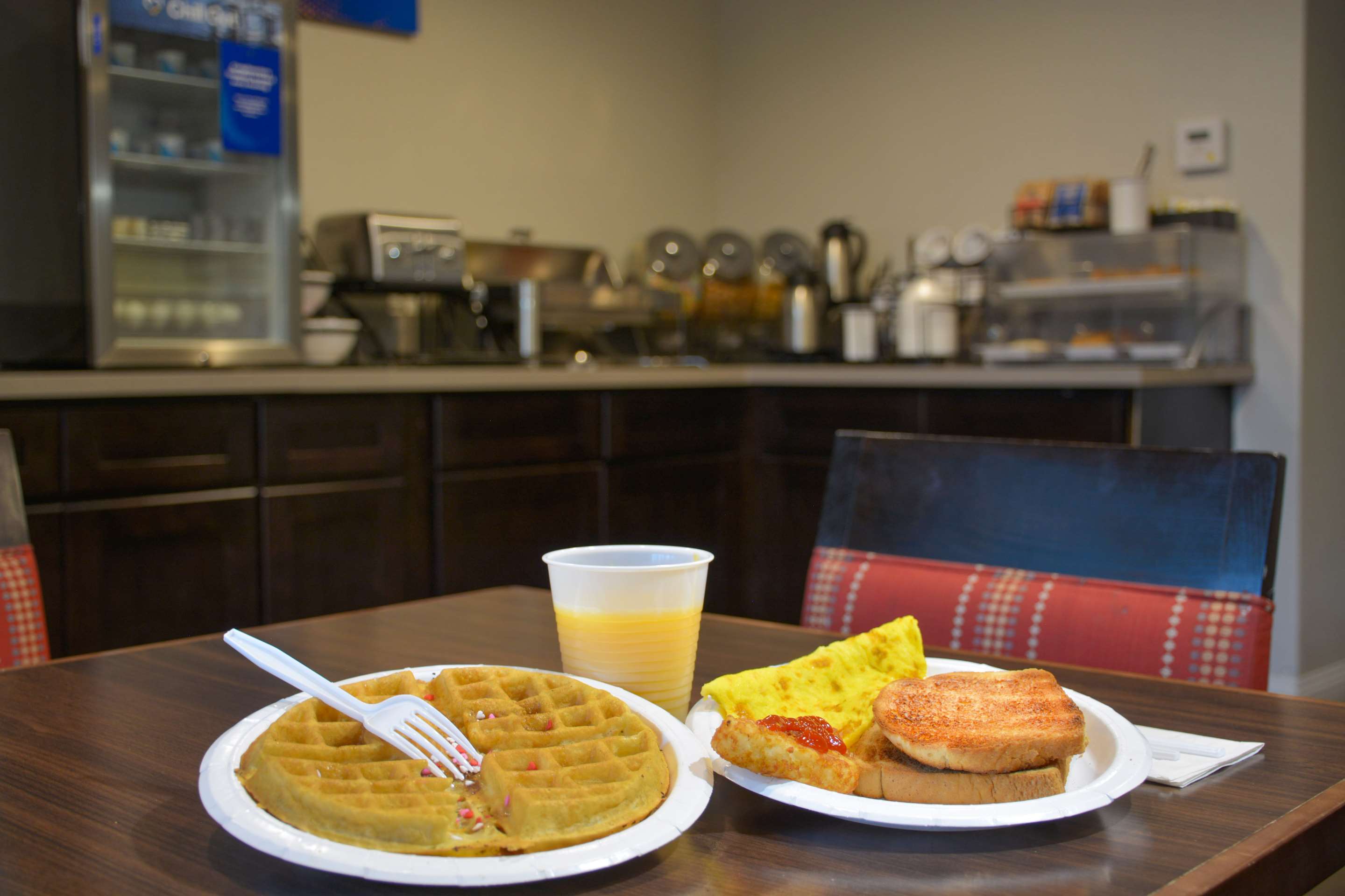 Free breakfast with waffles | Comfort Inn & Suites Moreno Valley near March Air Reserve Base