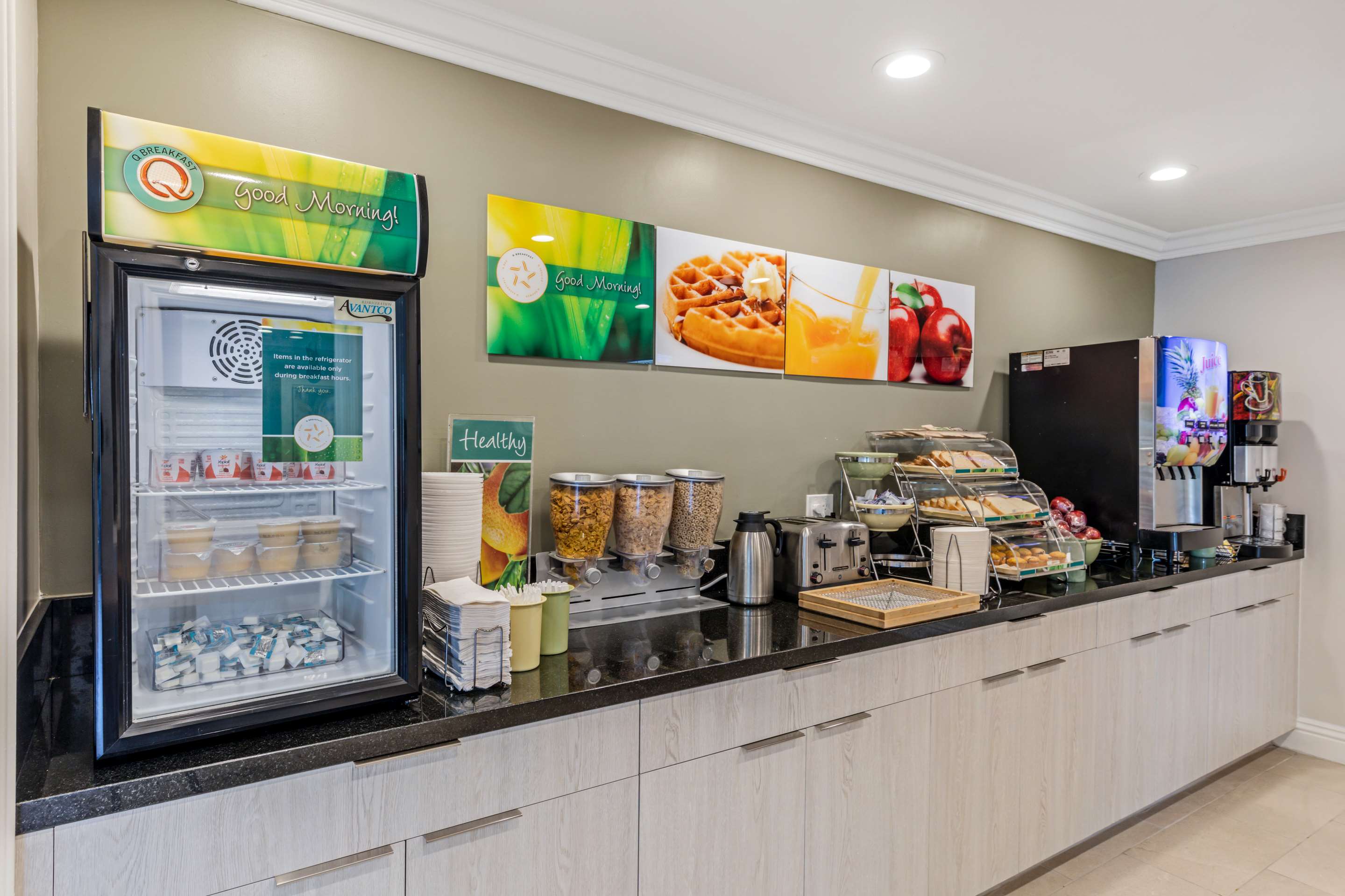 Assorted breakfast items | Quality Inn & Suites Anaheim Maingate
