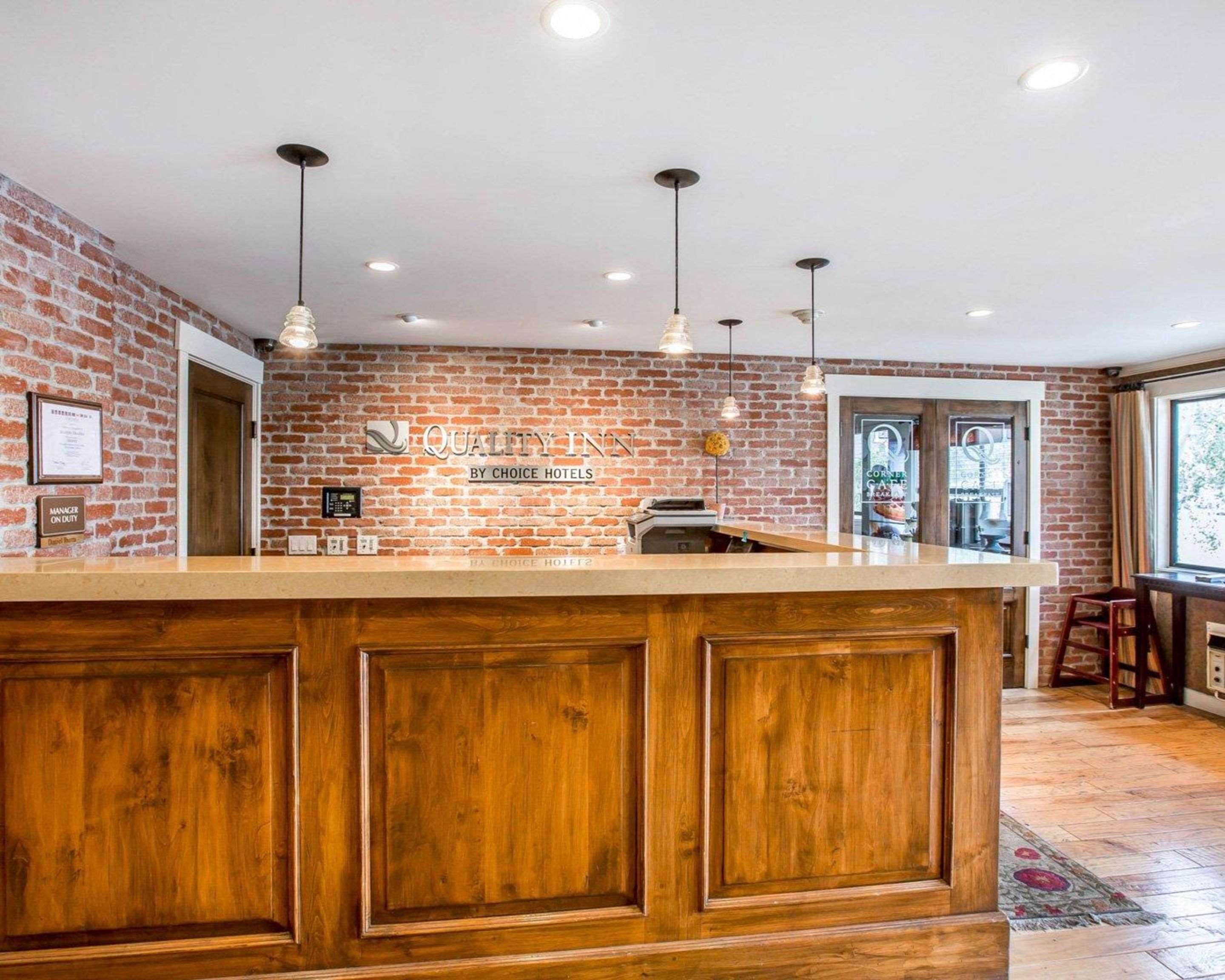 Front desk with friendly staff