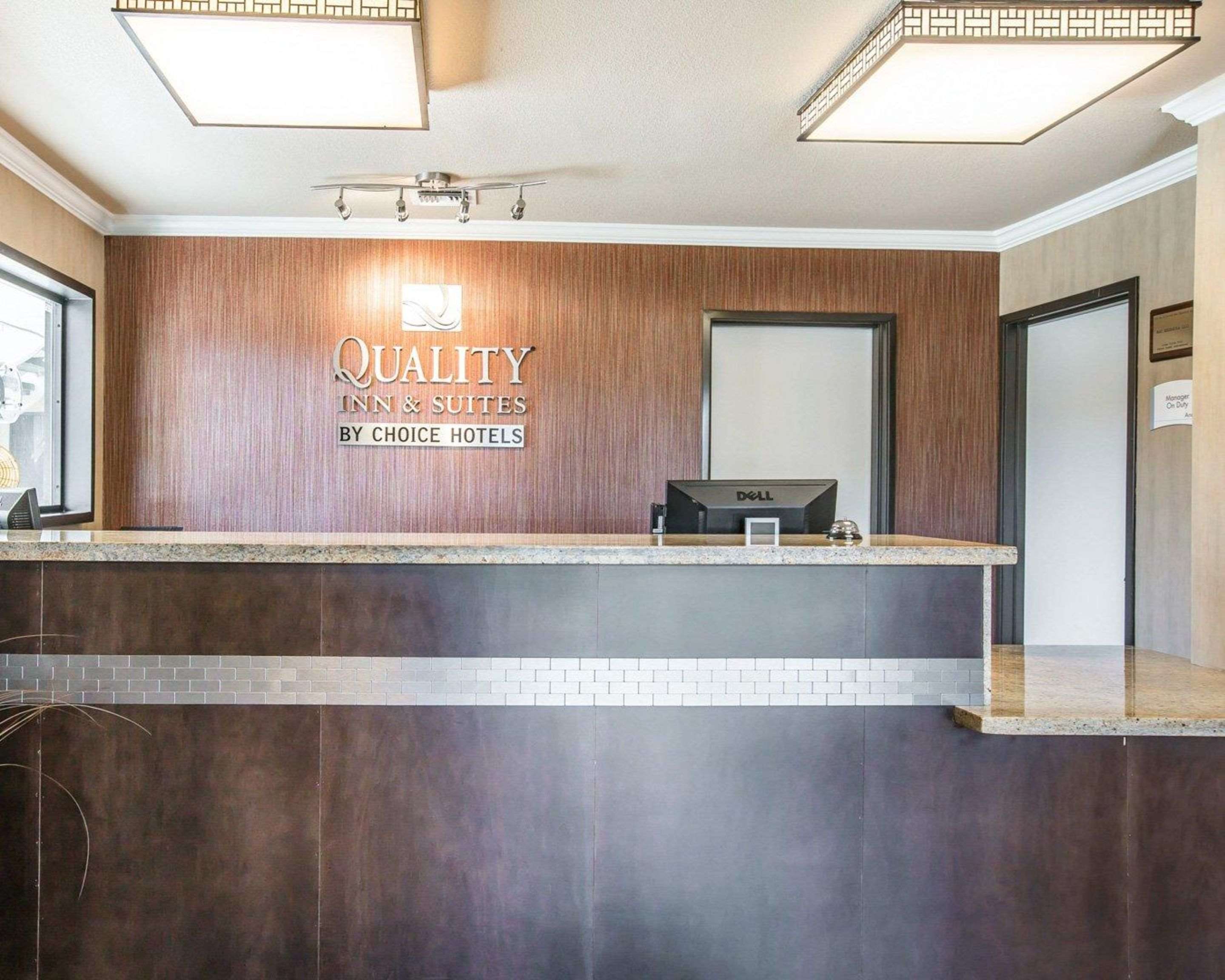 Front desk with friendly staff