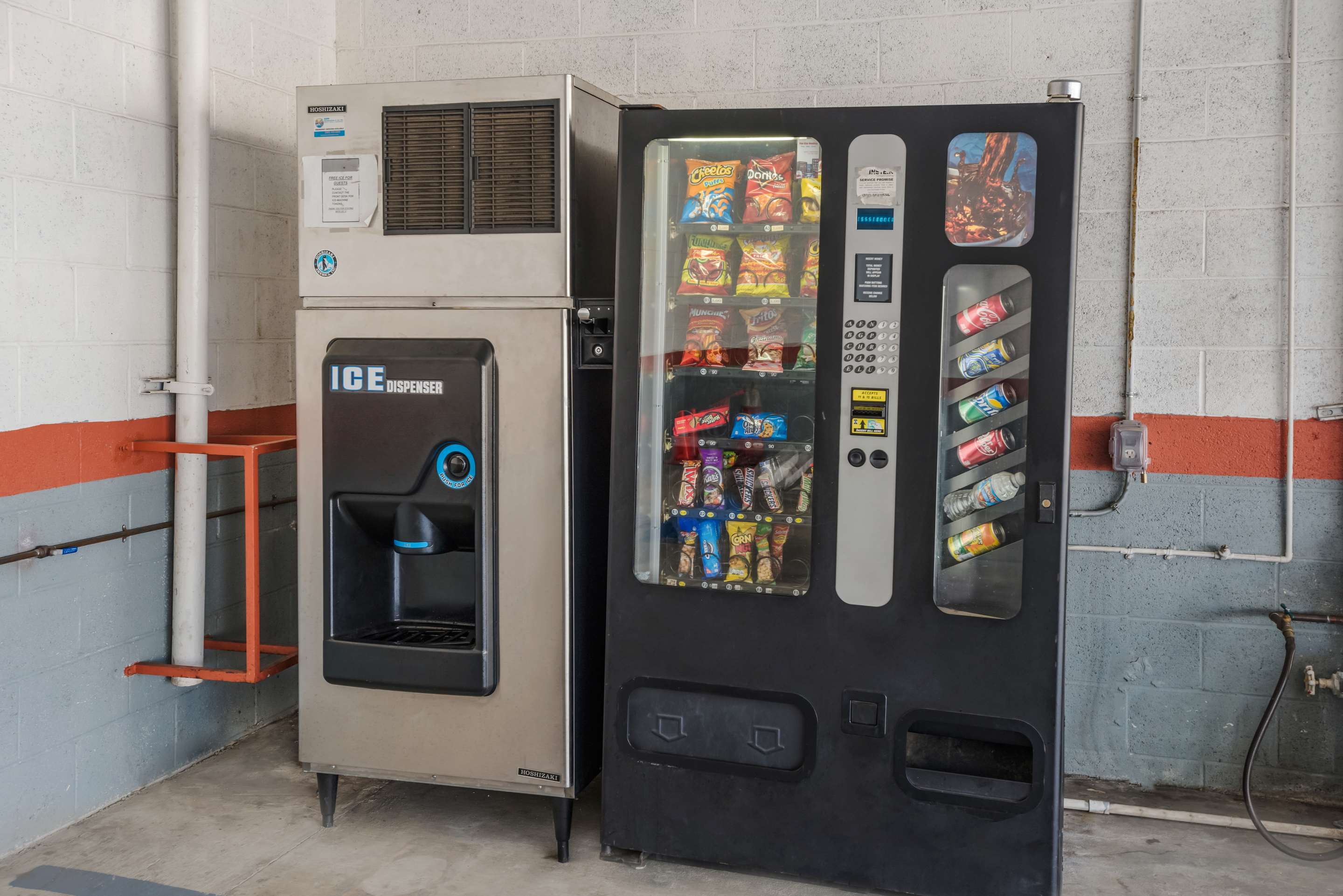 Hotel vending area