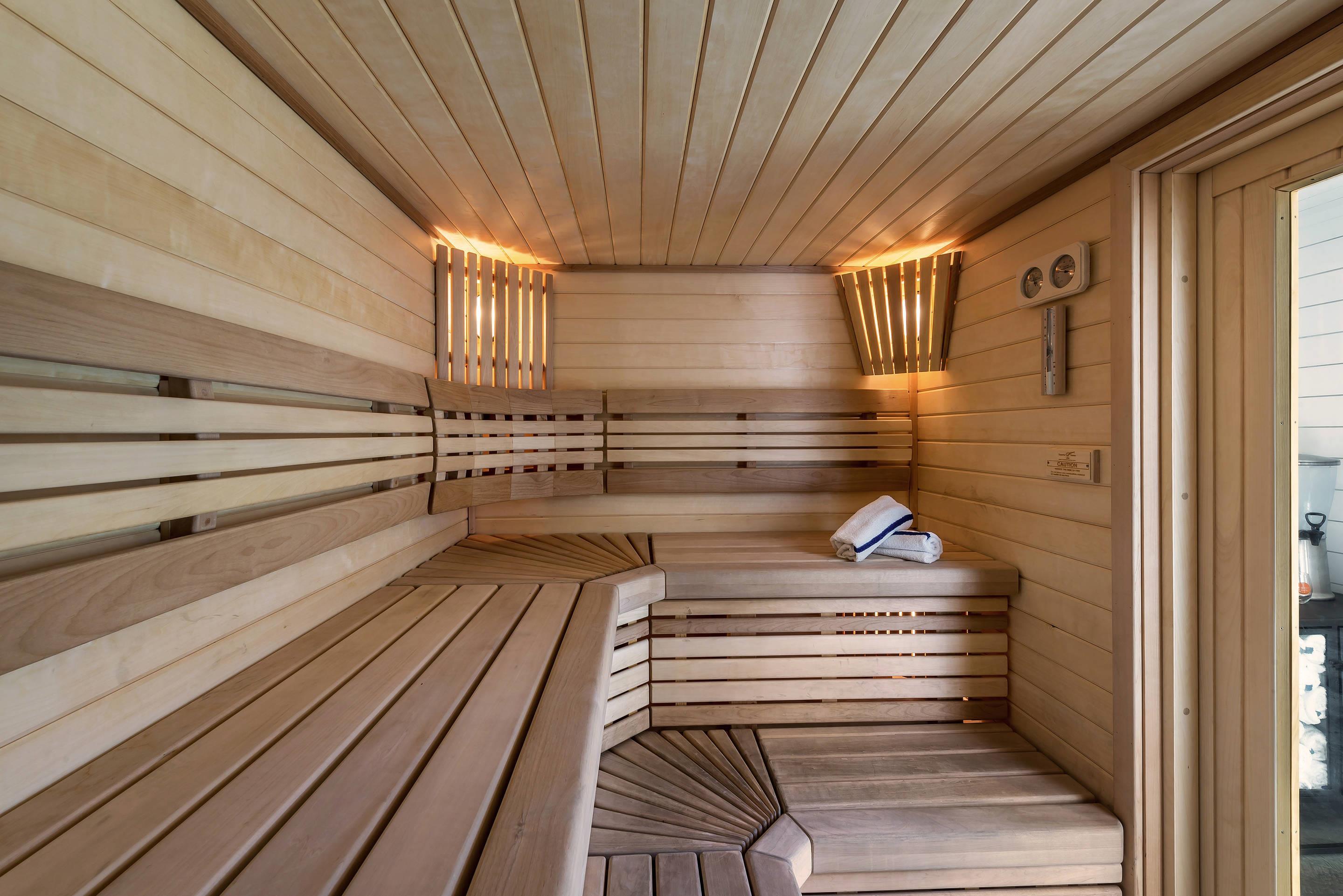 Hotel sauna