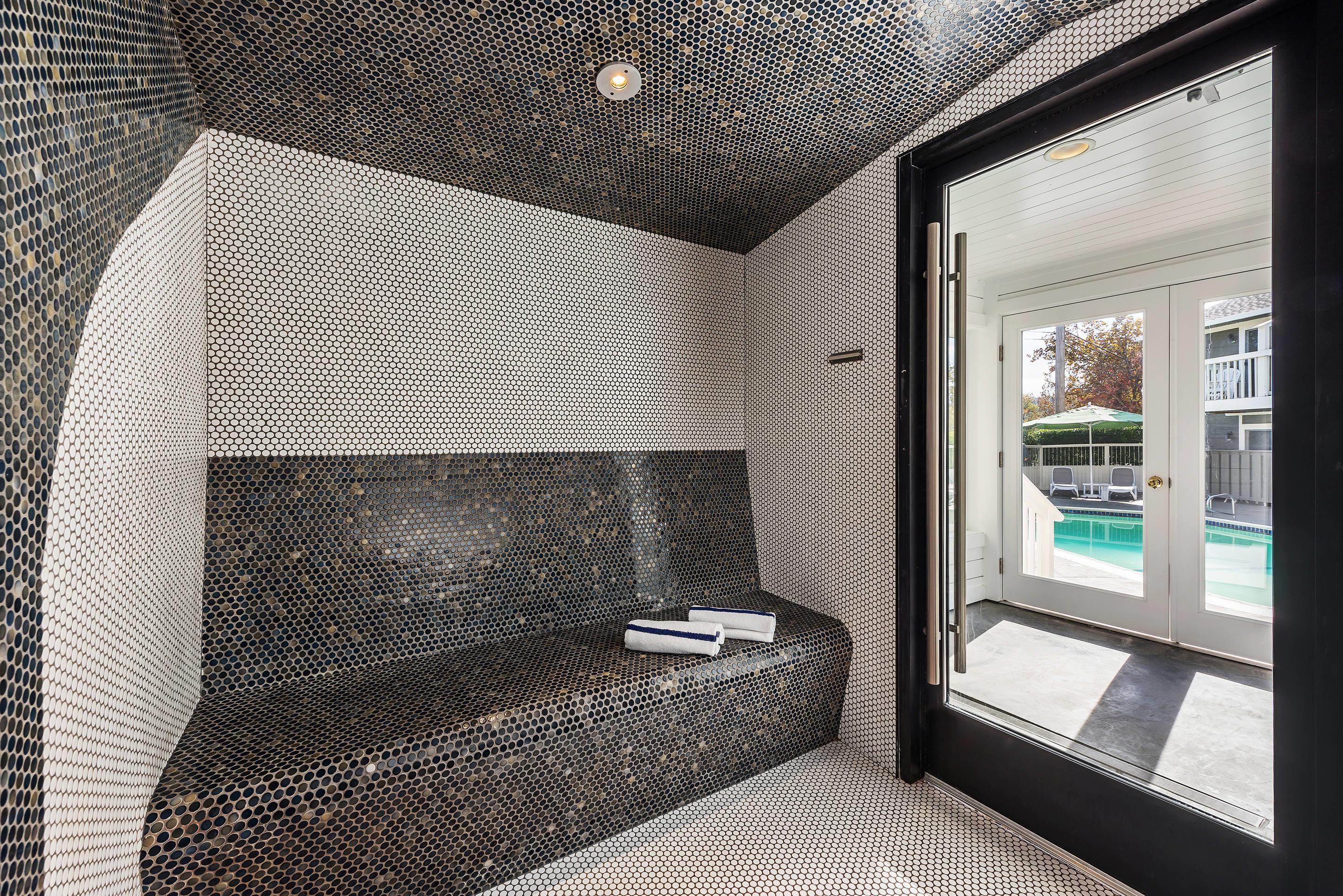 Hotel steam room