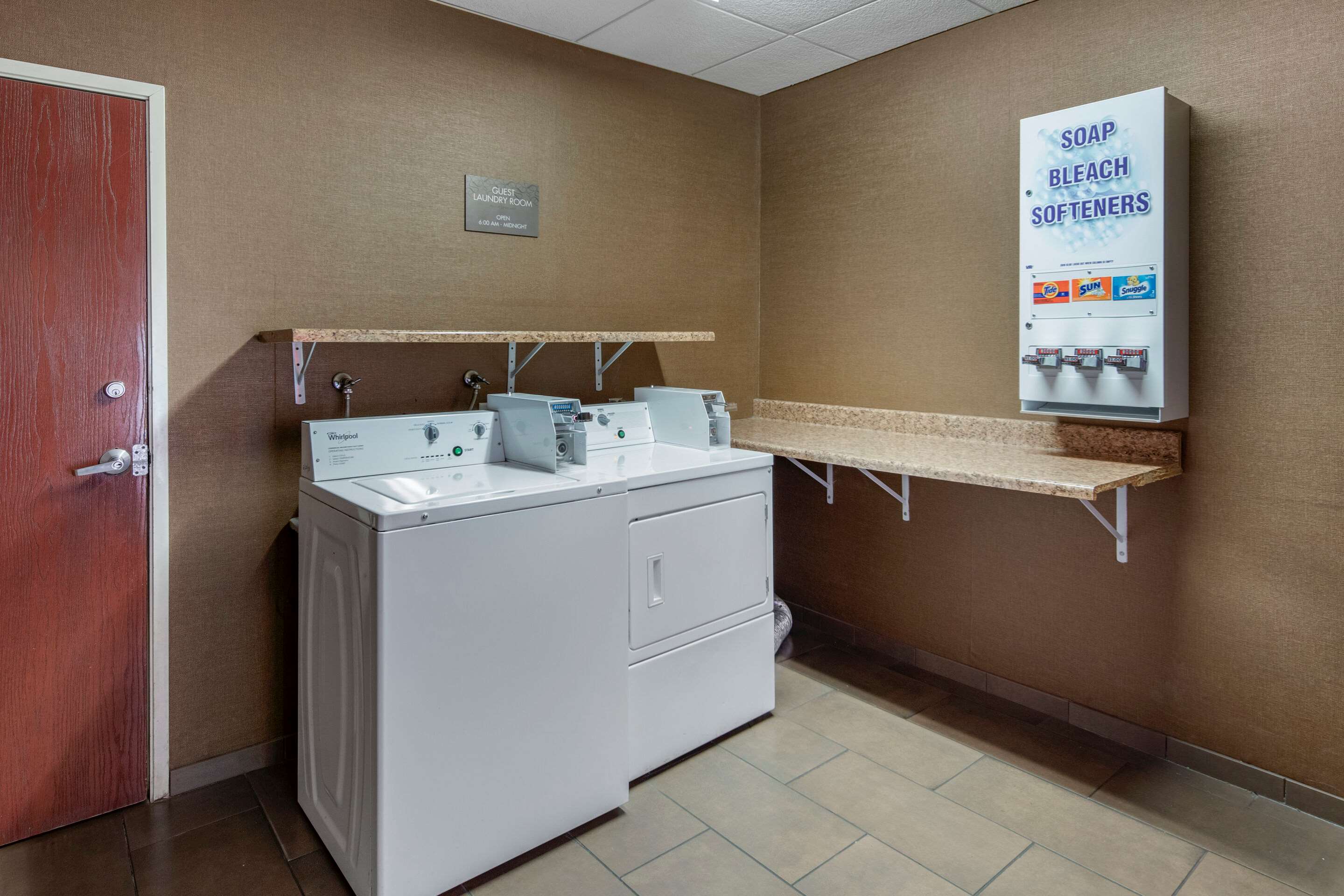 Guest laundry facilities