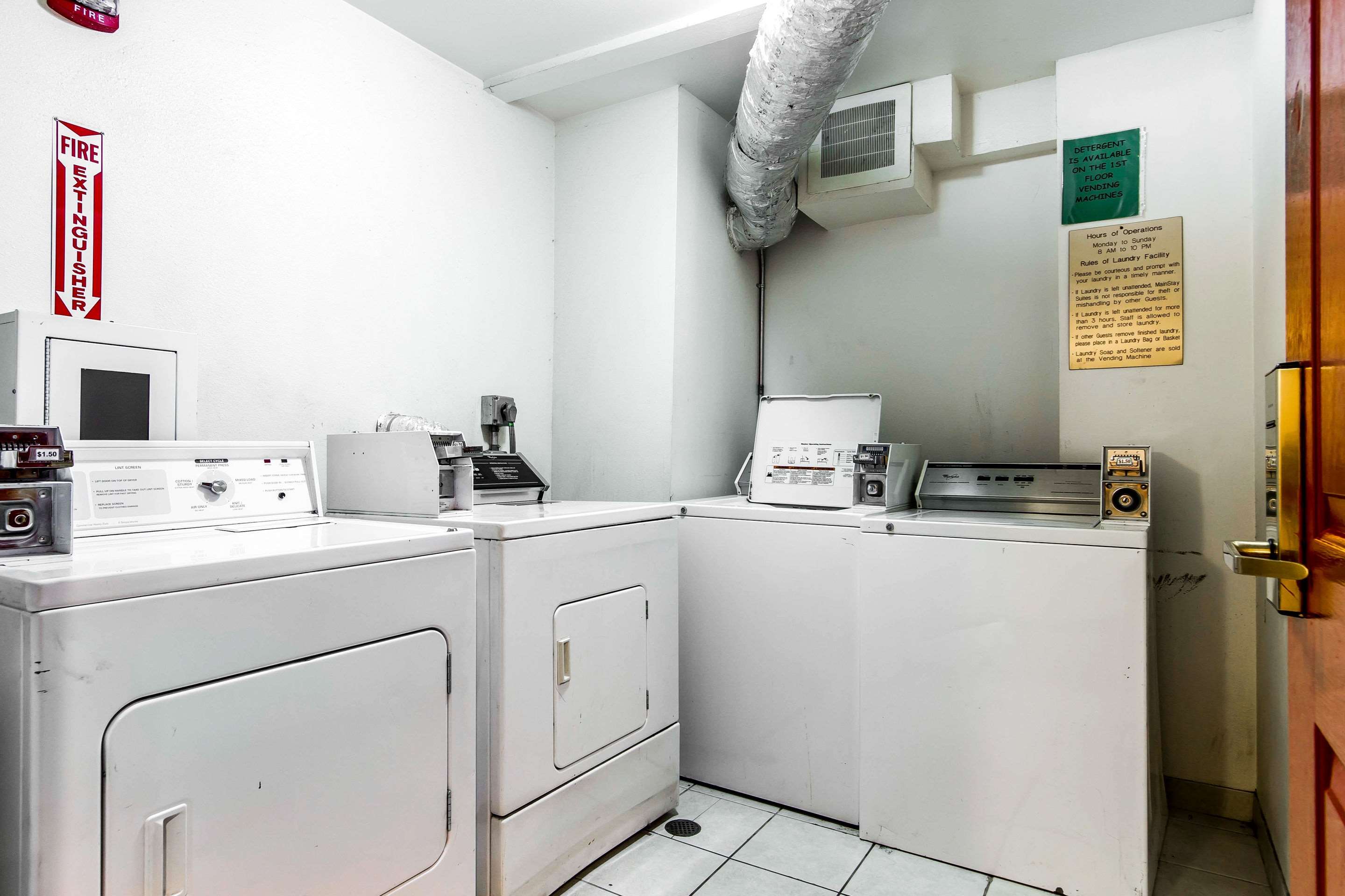 Guest laundry facilities