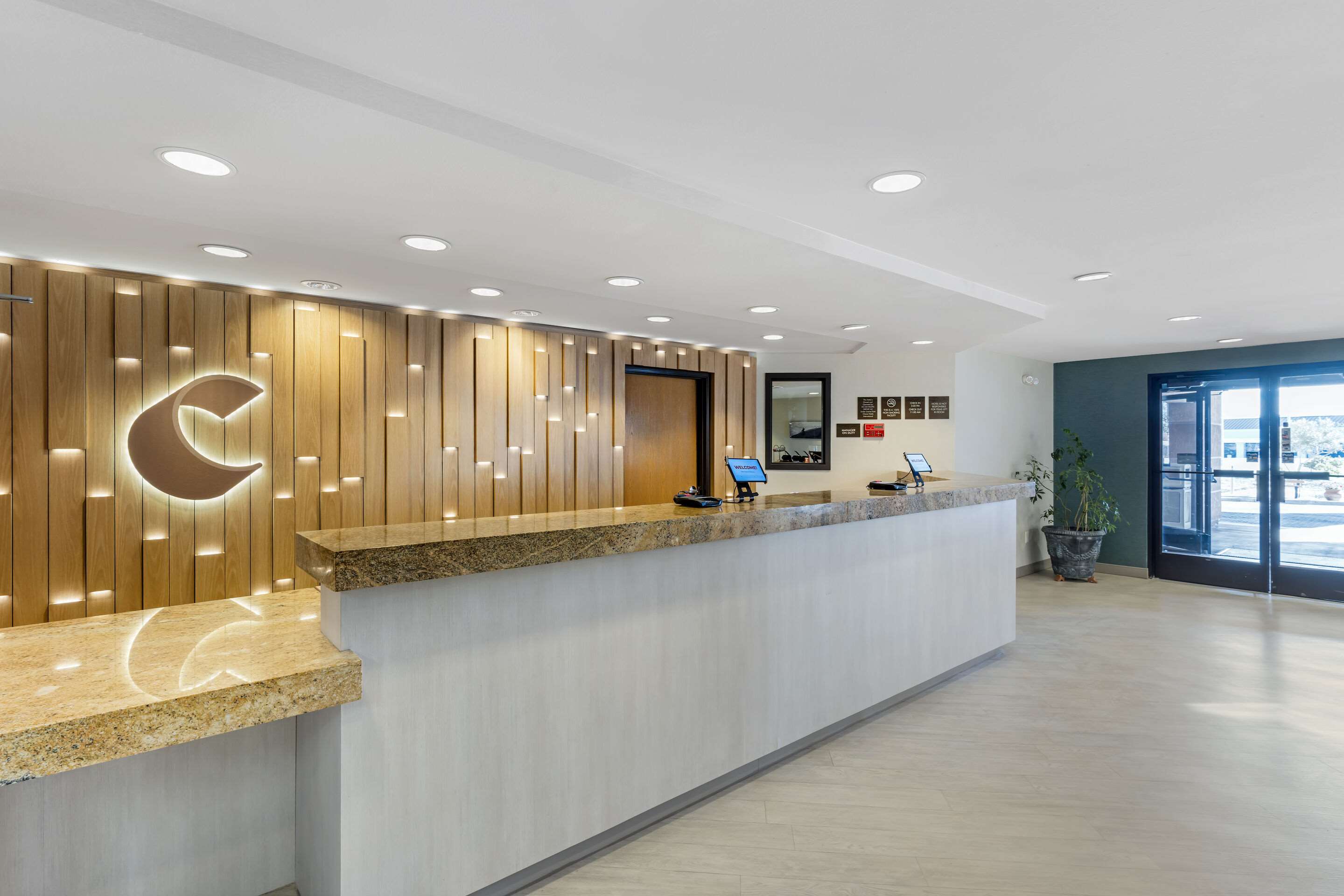 Front desk