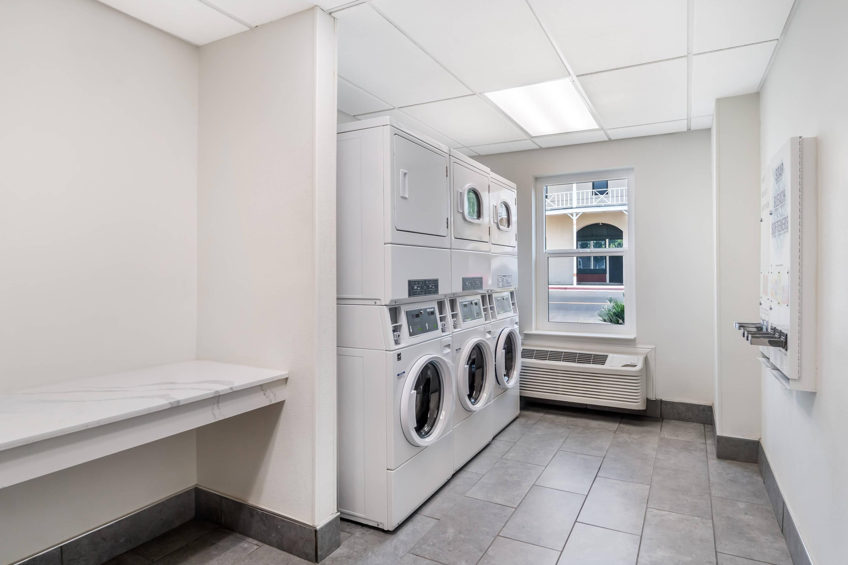 Guest laundry facilities
