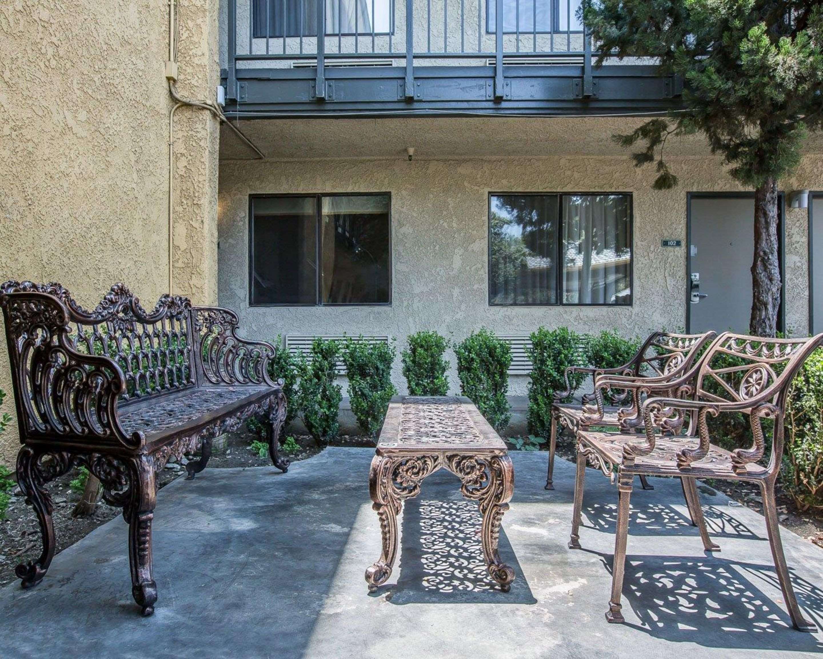 Relaxing patio area