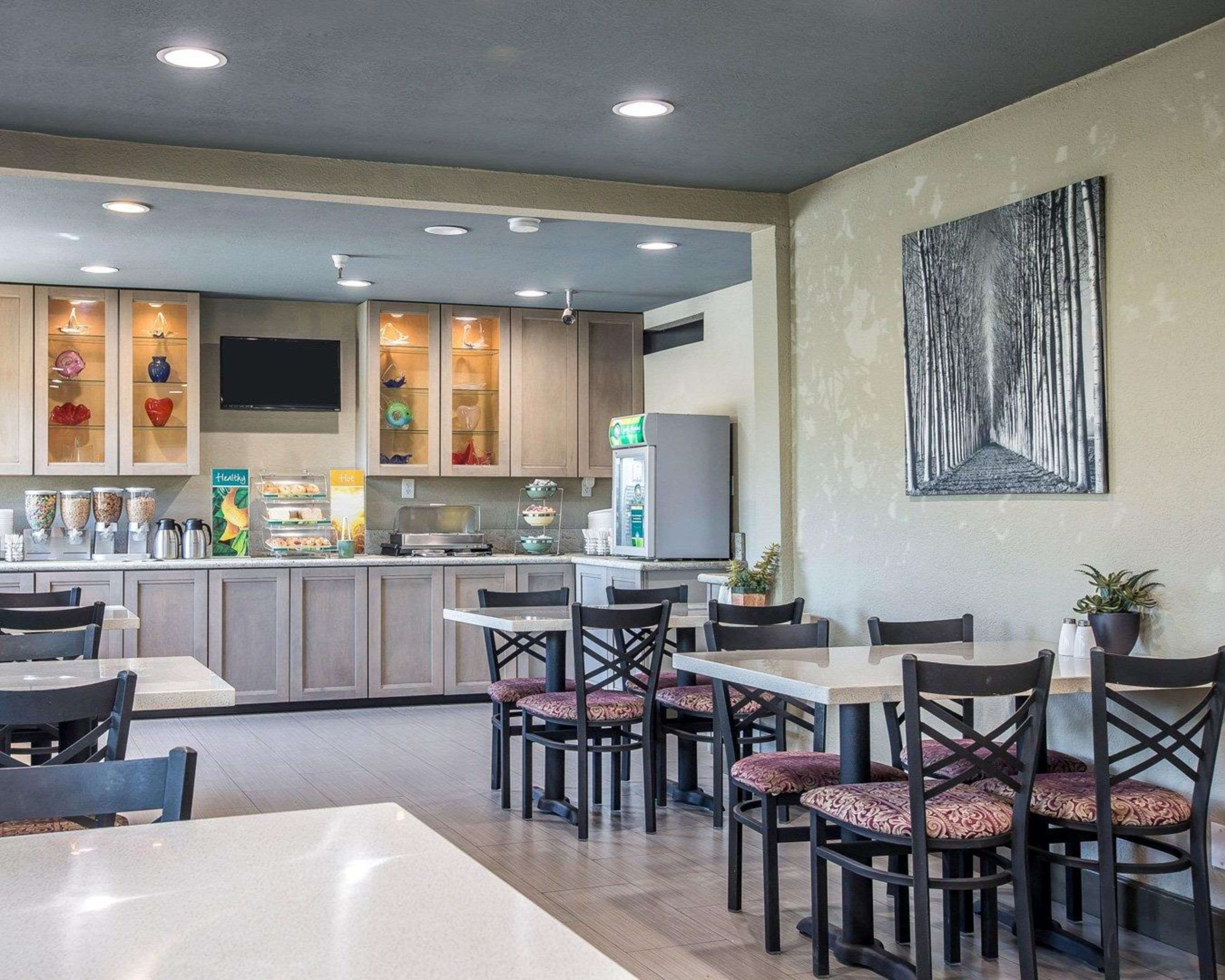 Spacious breakfast area