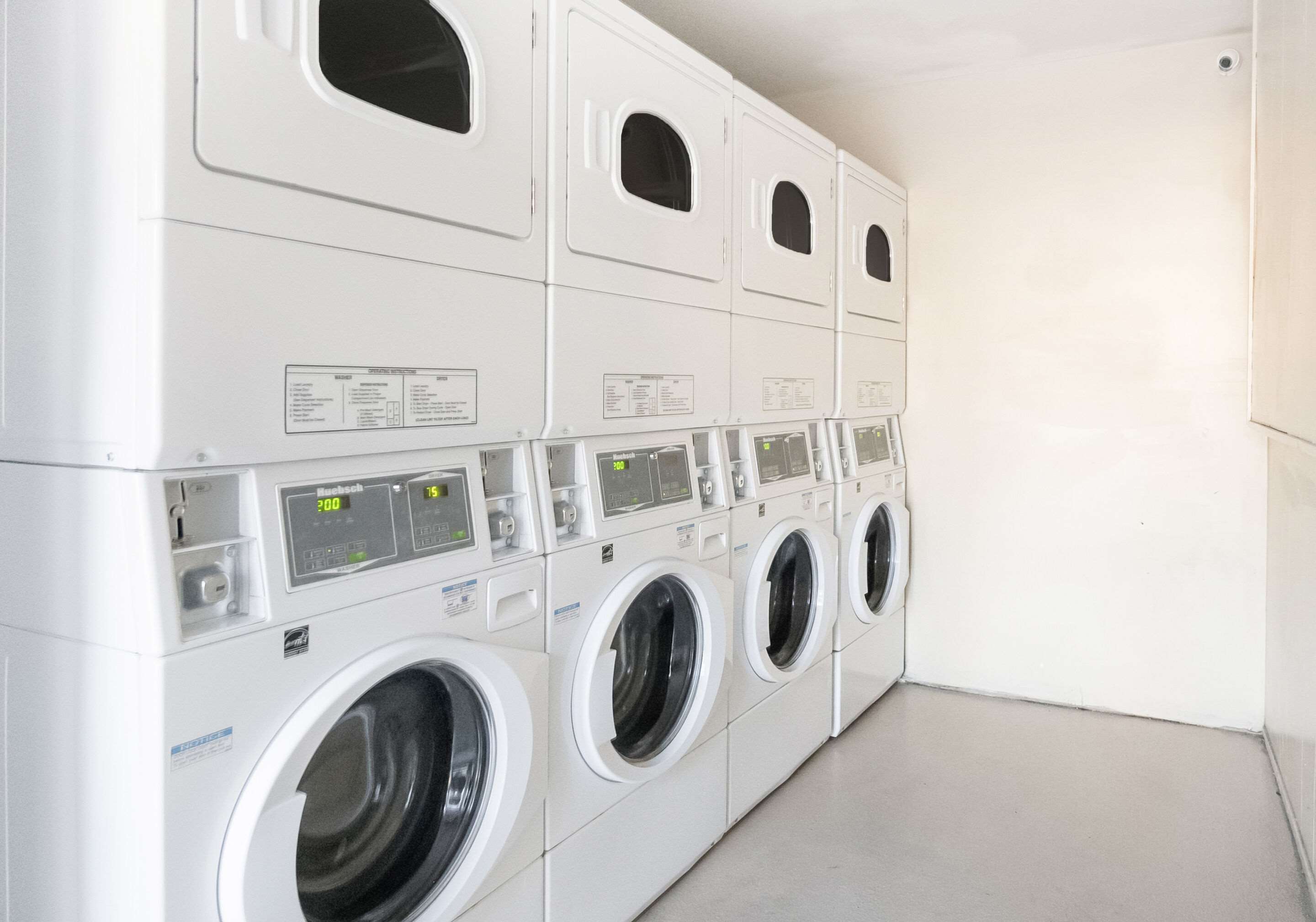 Guest laundry facilities