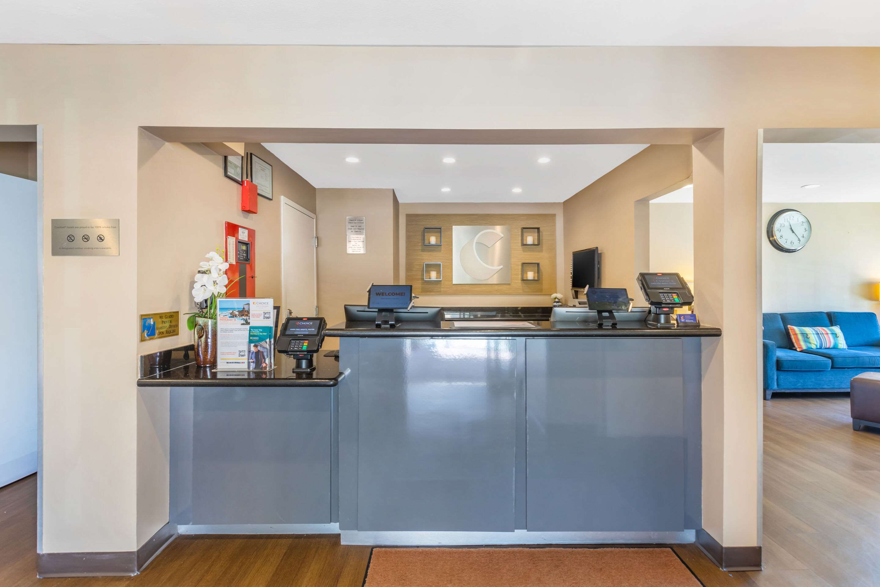 Front desk