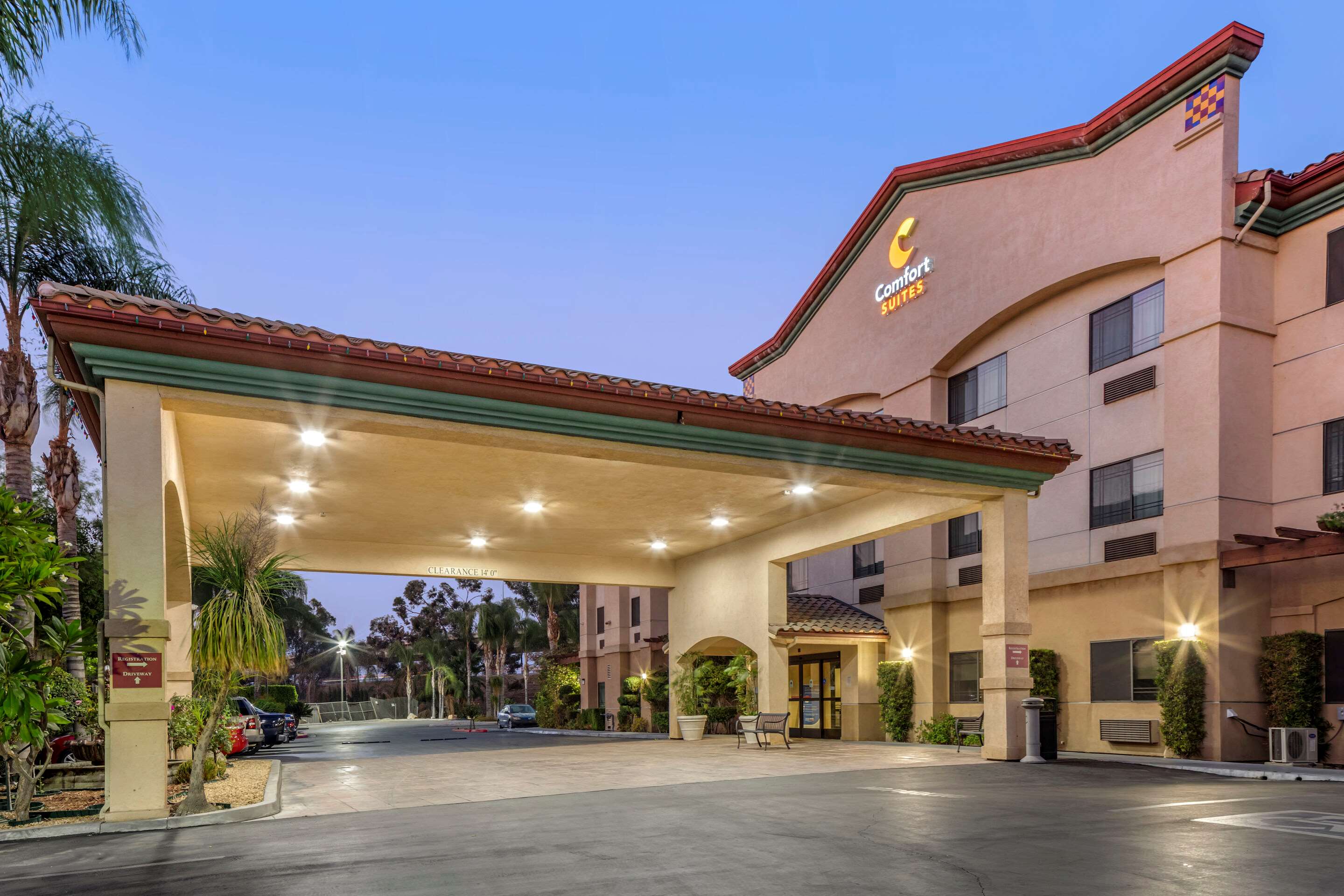 Hotel at night