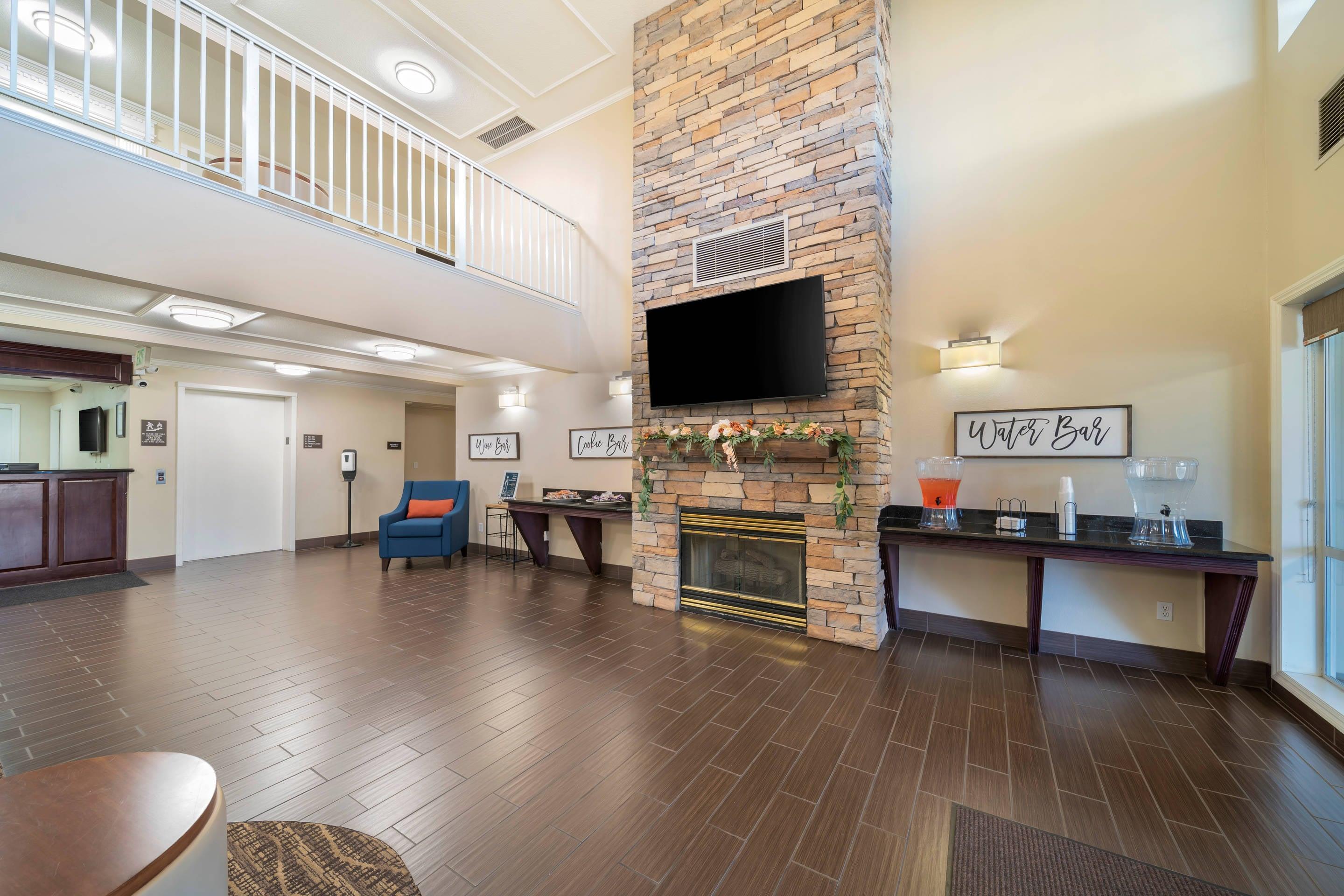 Spacious lobby