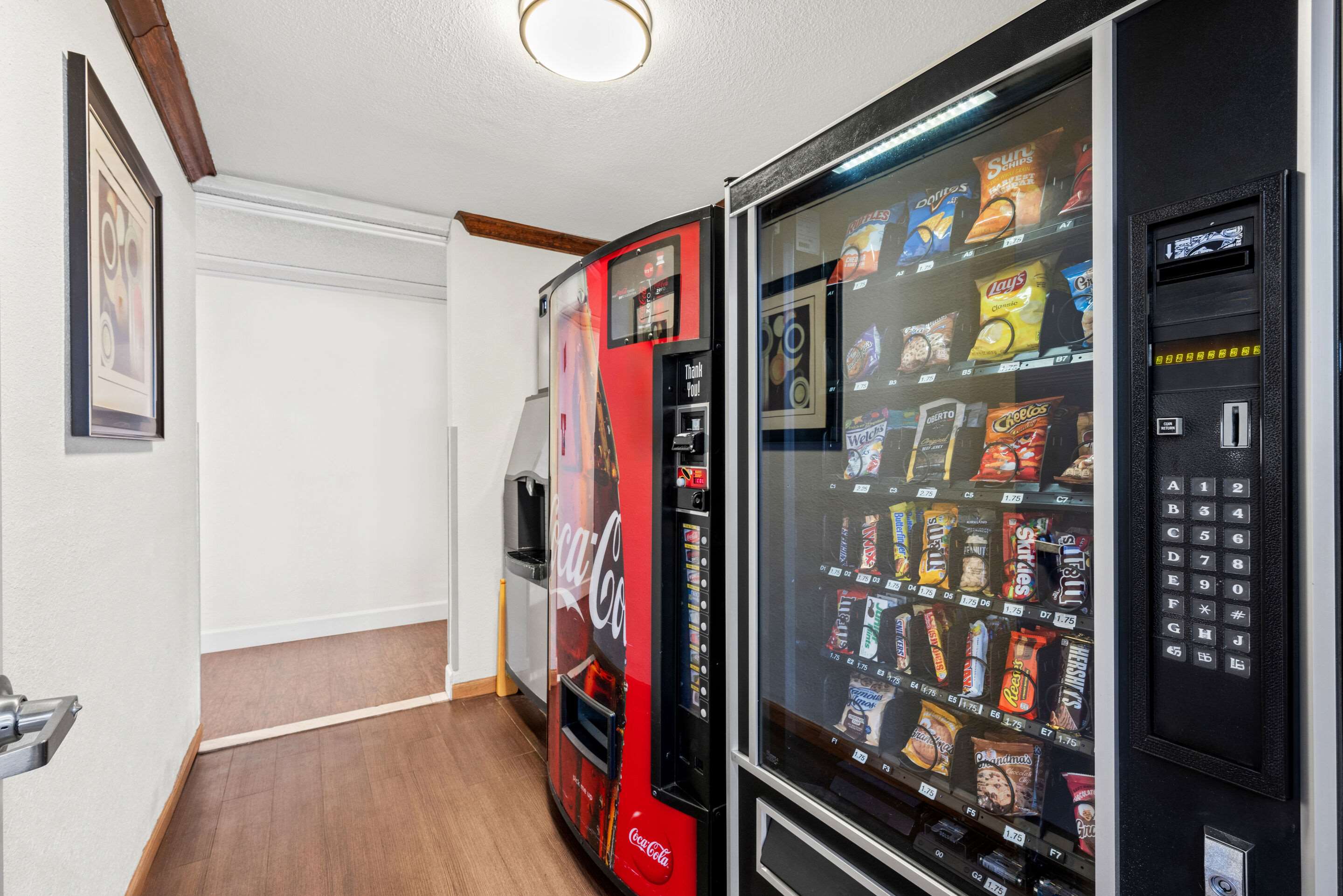 Hotel vending area