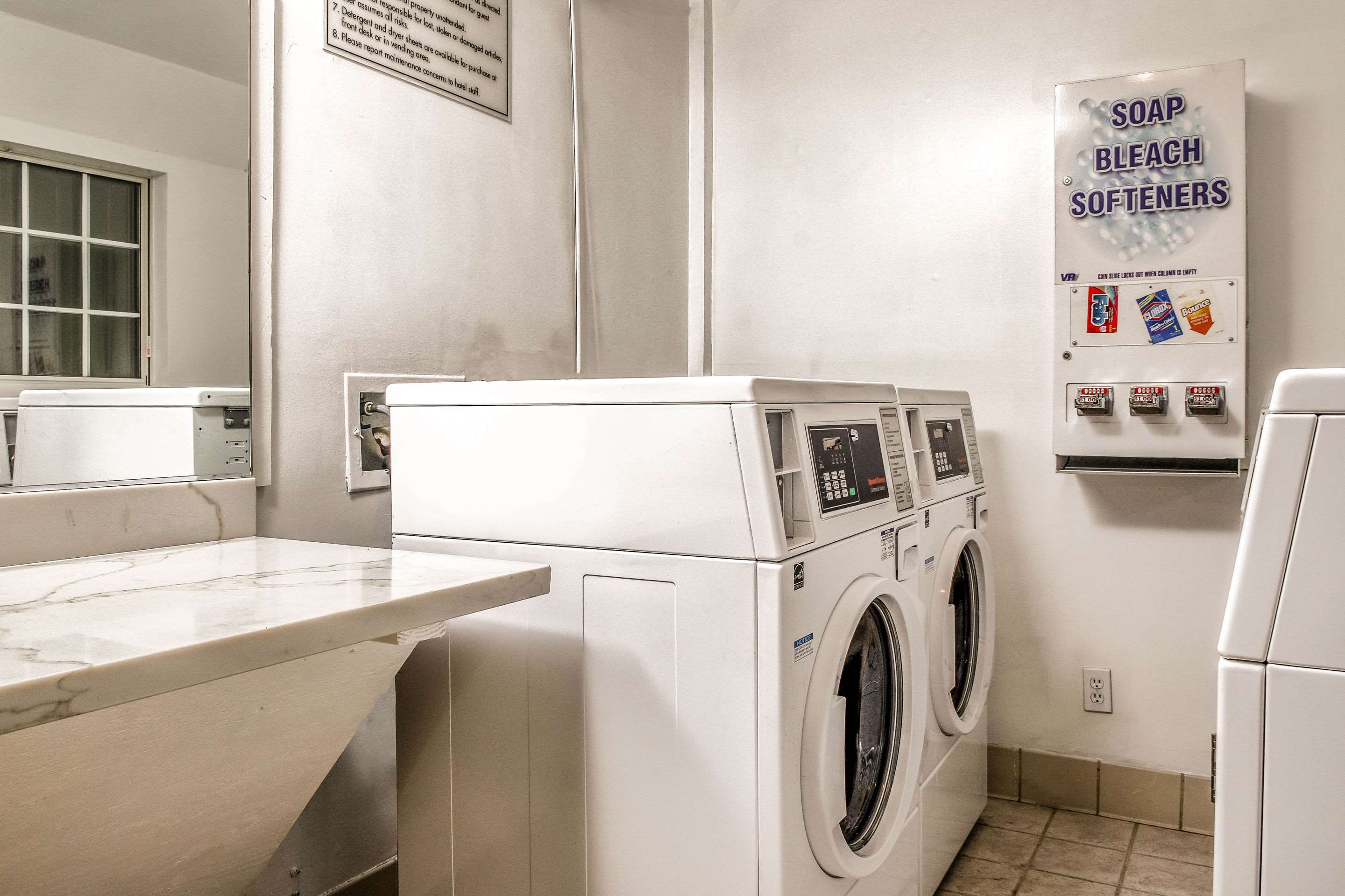 Guest laundry facilities