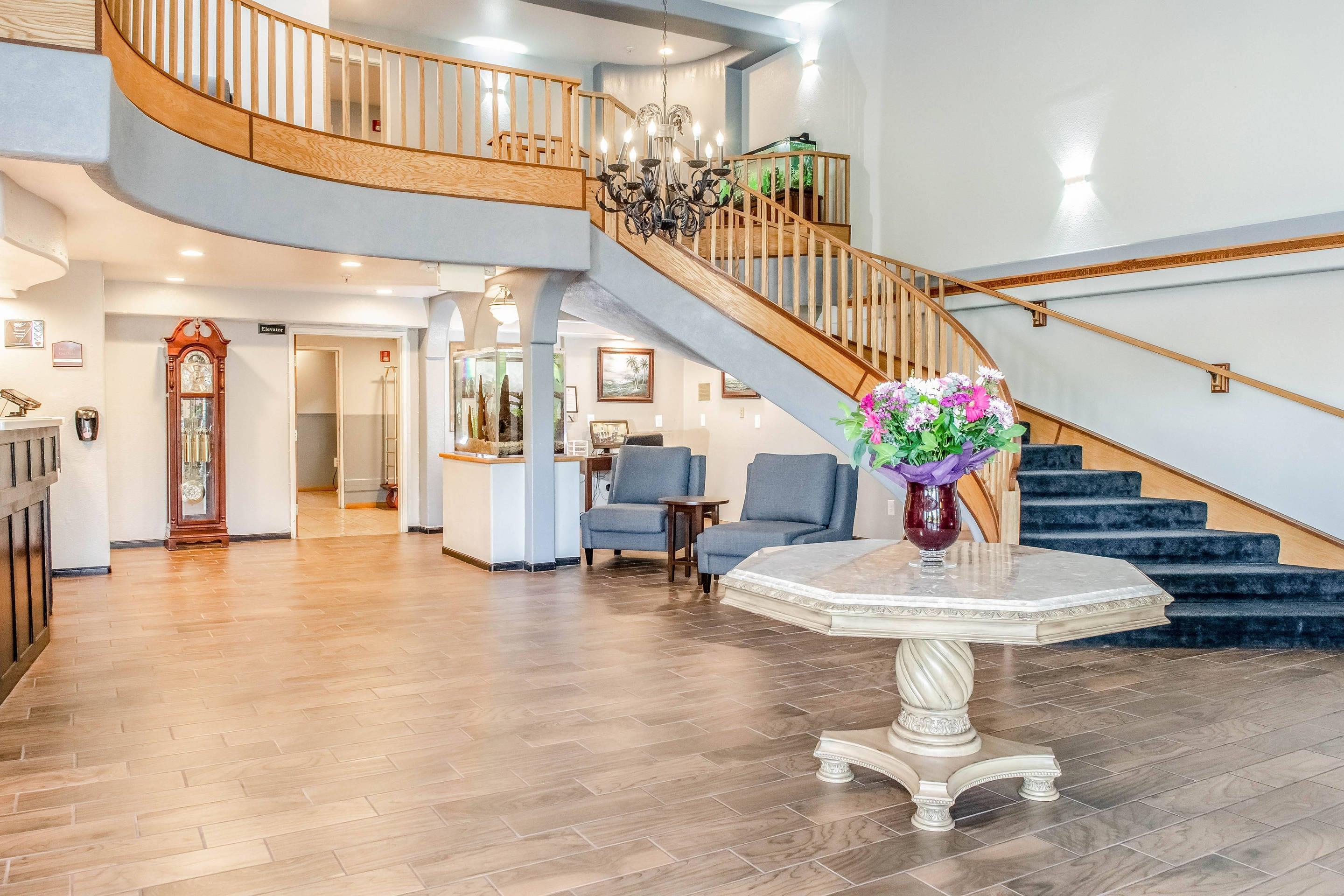 Spacious lobby