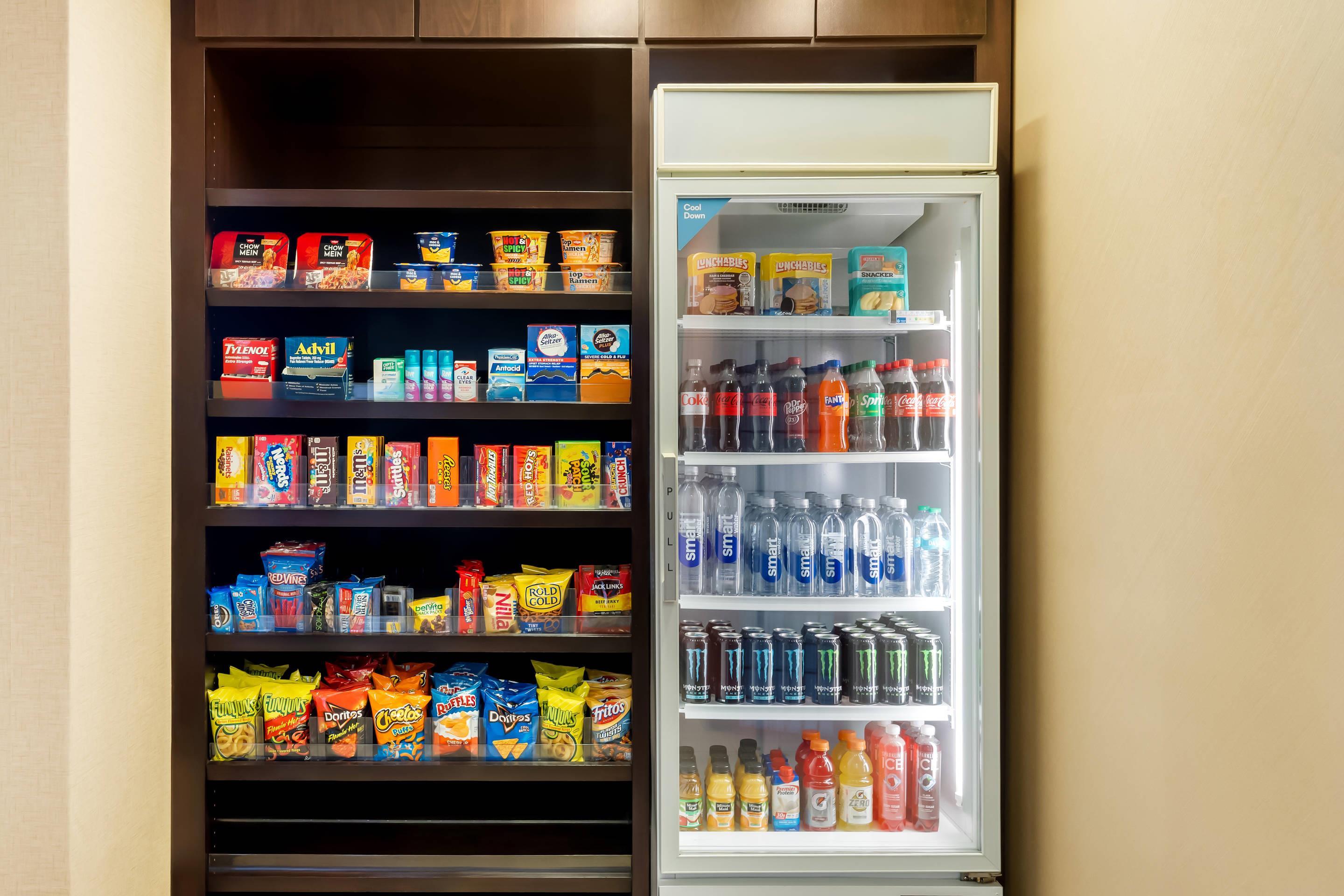 Hotel vending area