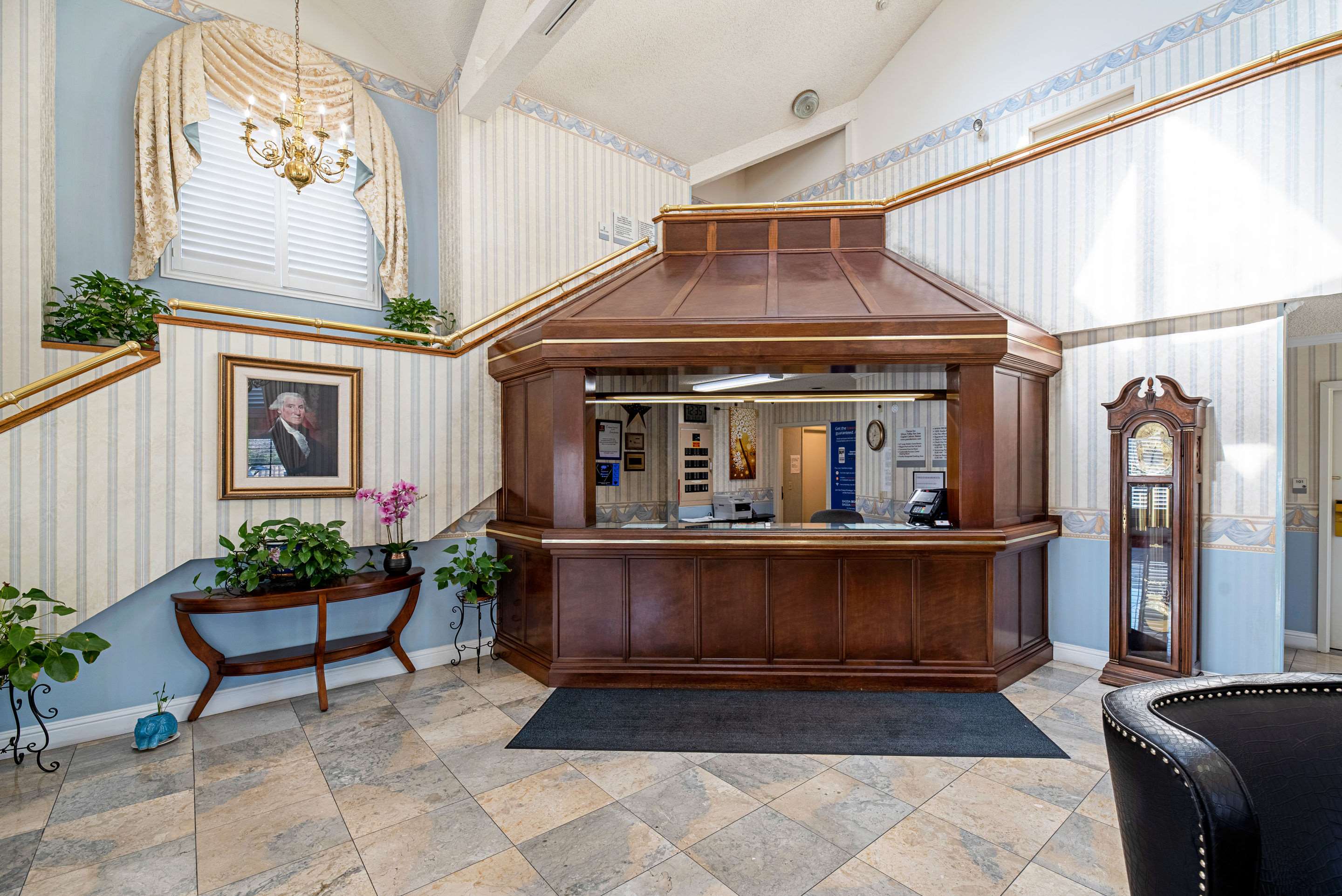 Hotel lobby