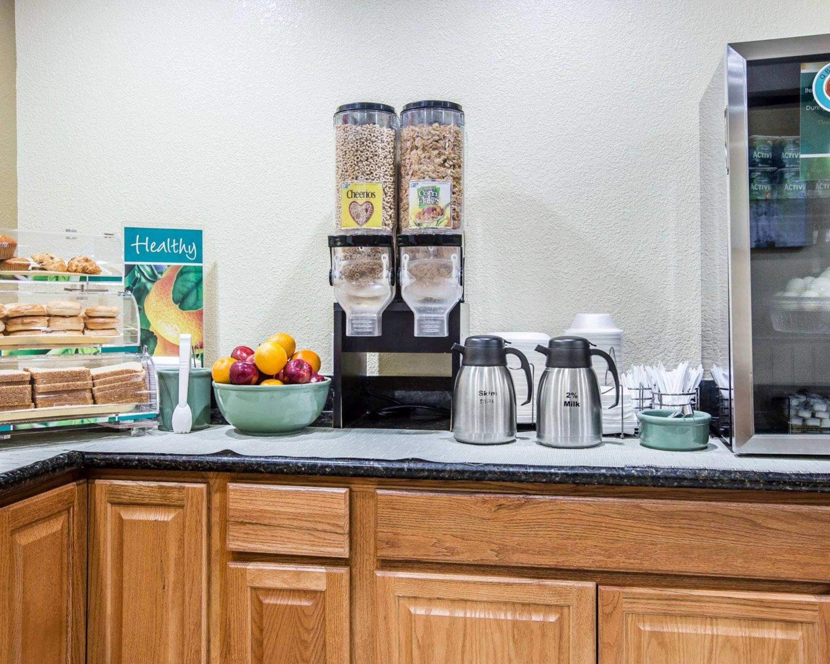 Assorted breakfast items