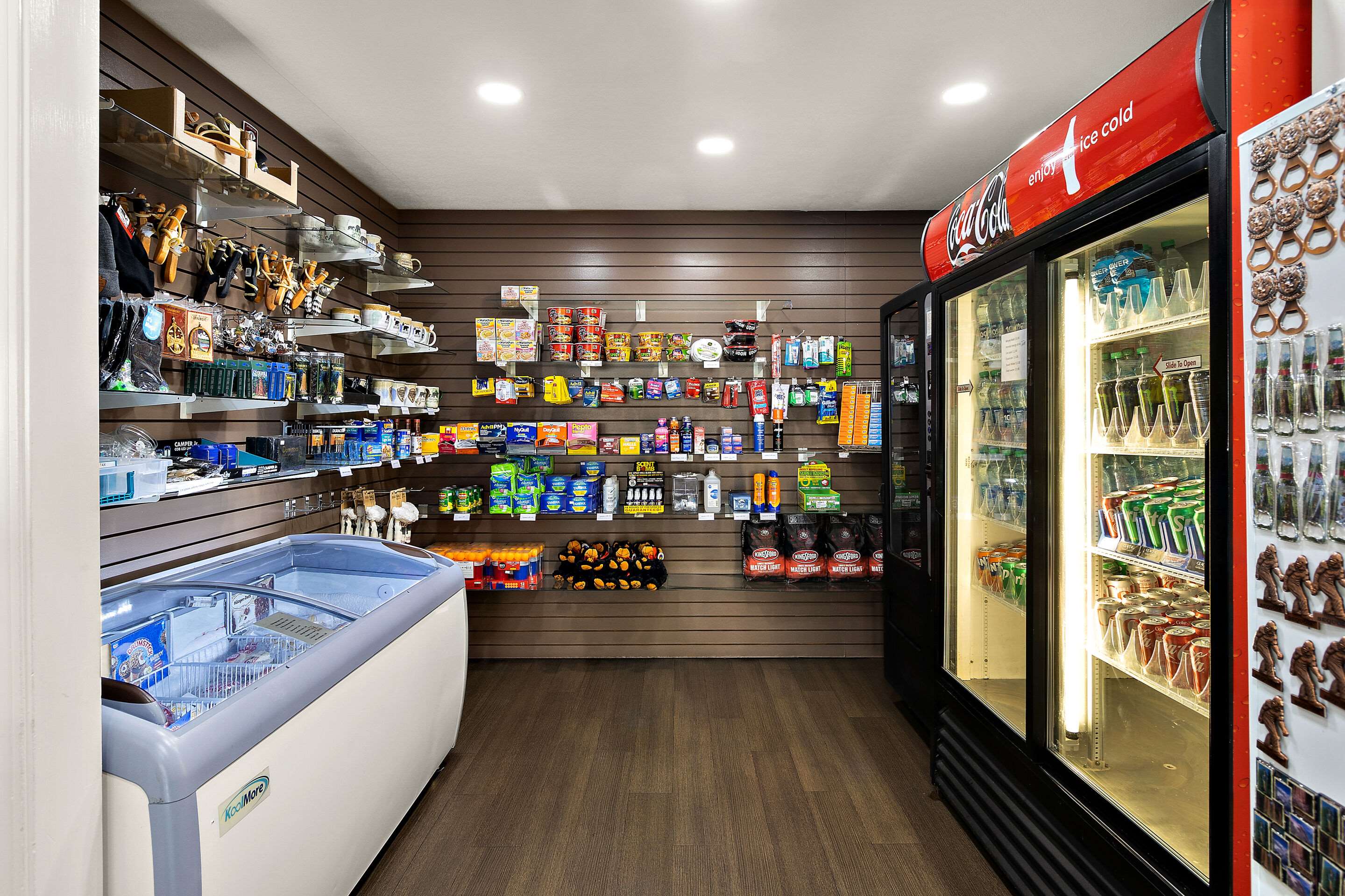 Hotel vending area