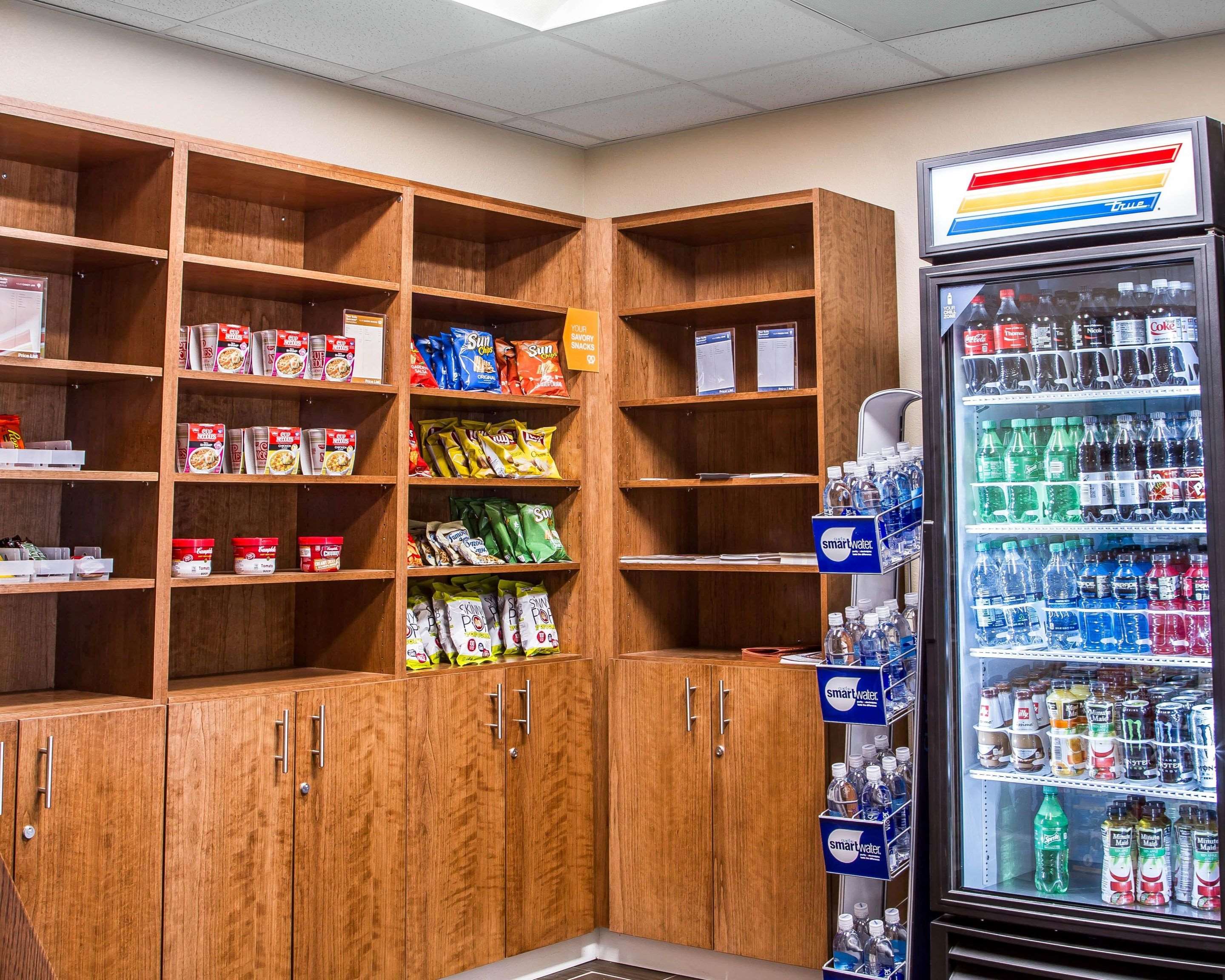Enjoy snacks and beverages from the hotel marketplace | Comfort Suites Woodland - Sacramento Airport
