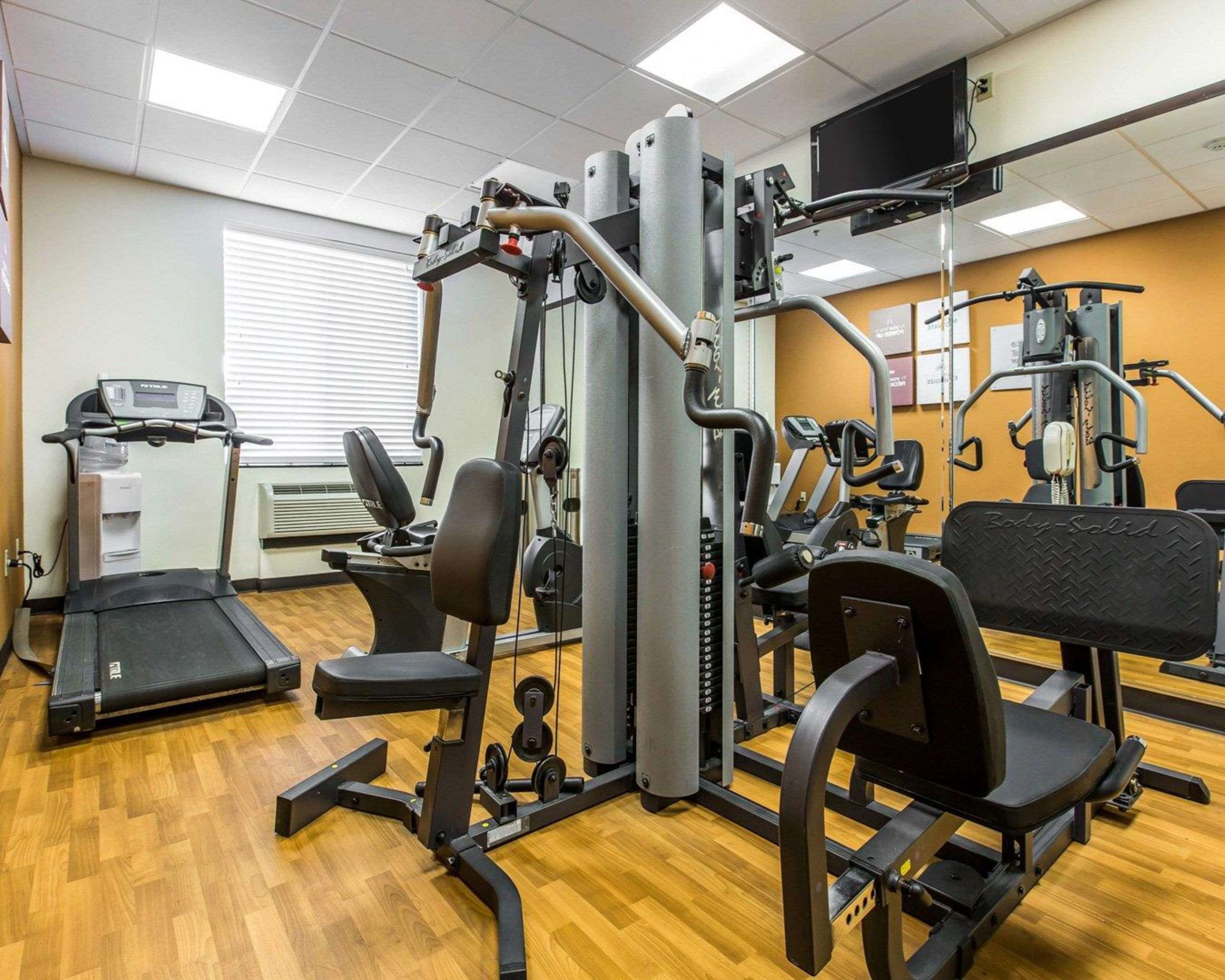 Fitness center with cardio equipment