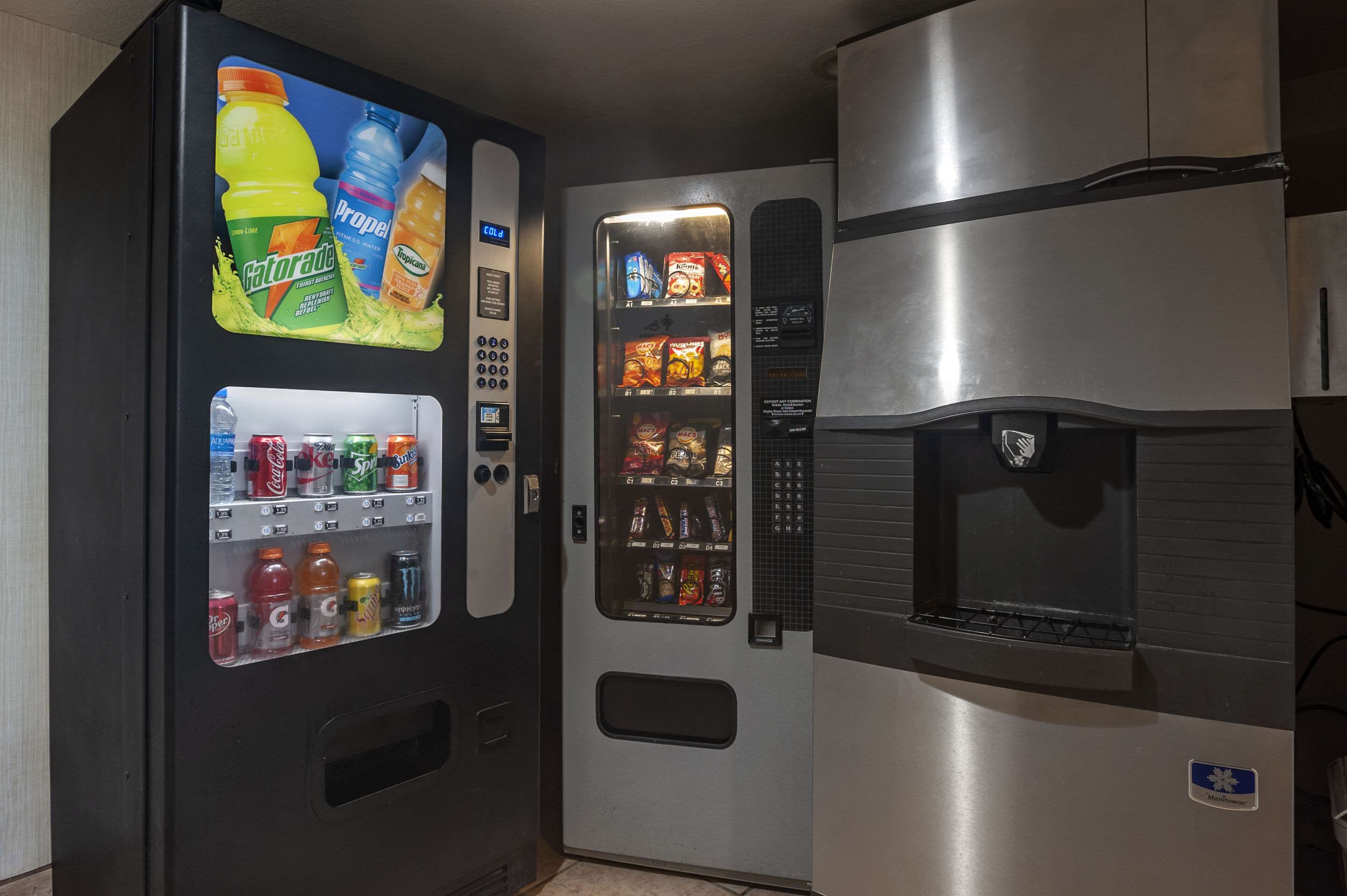 Hotel vending area