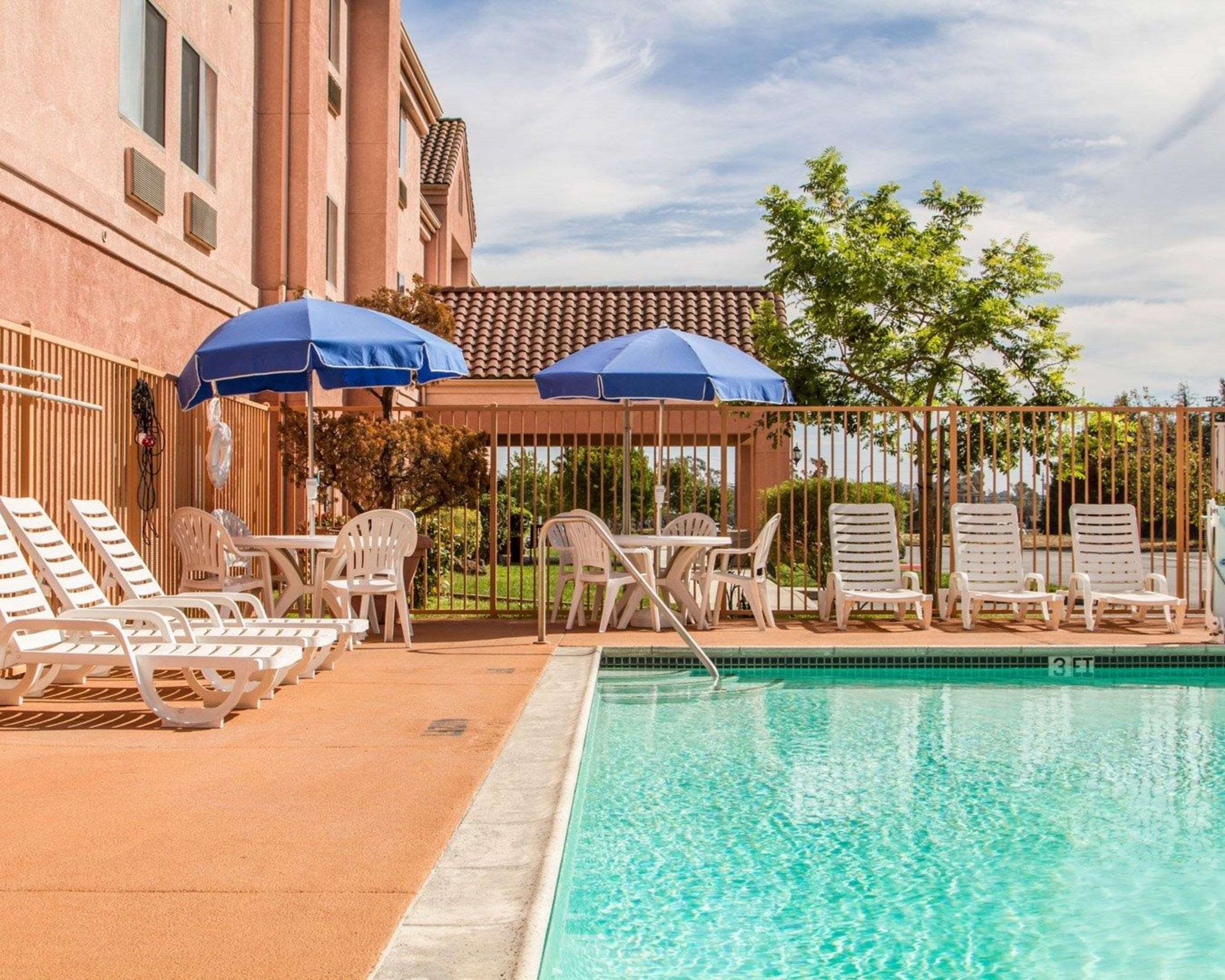 Outdoor pool with sundeck