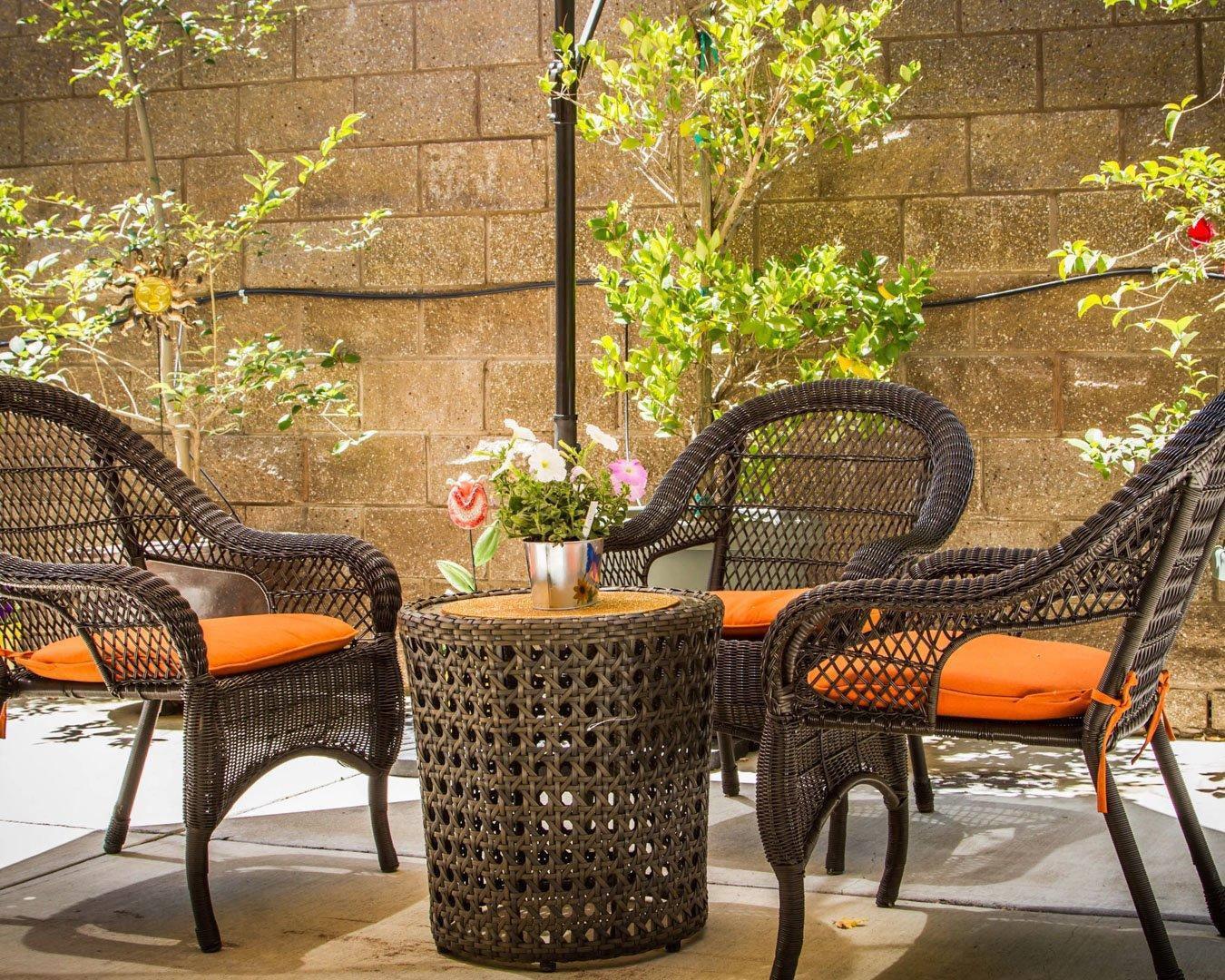 Relaxing patio area | Hotel Med Park, Ascend Hotel Collection
