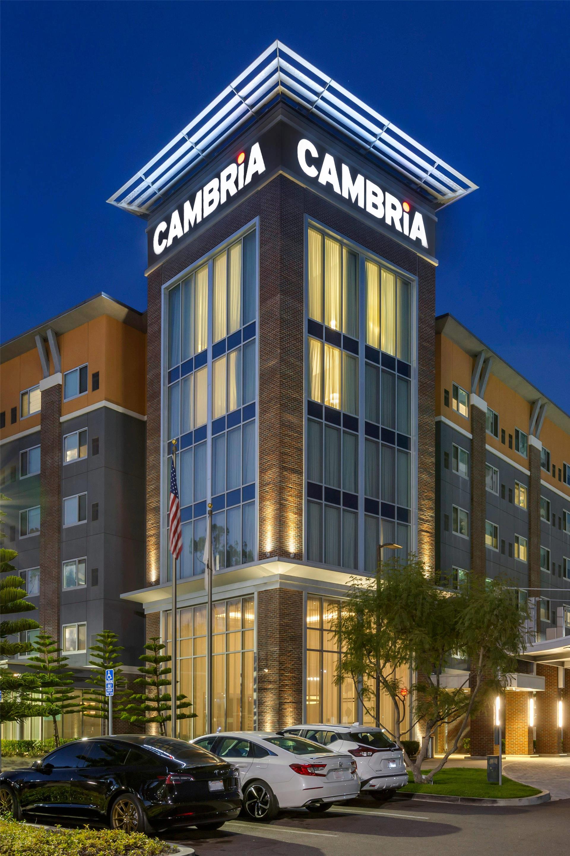 Hotel At Night | Cambria Hotel LAX