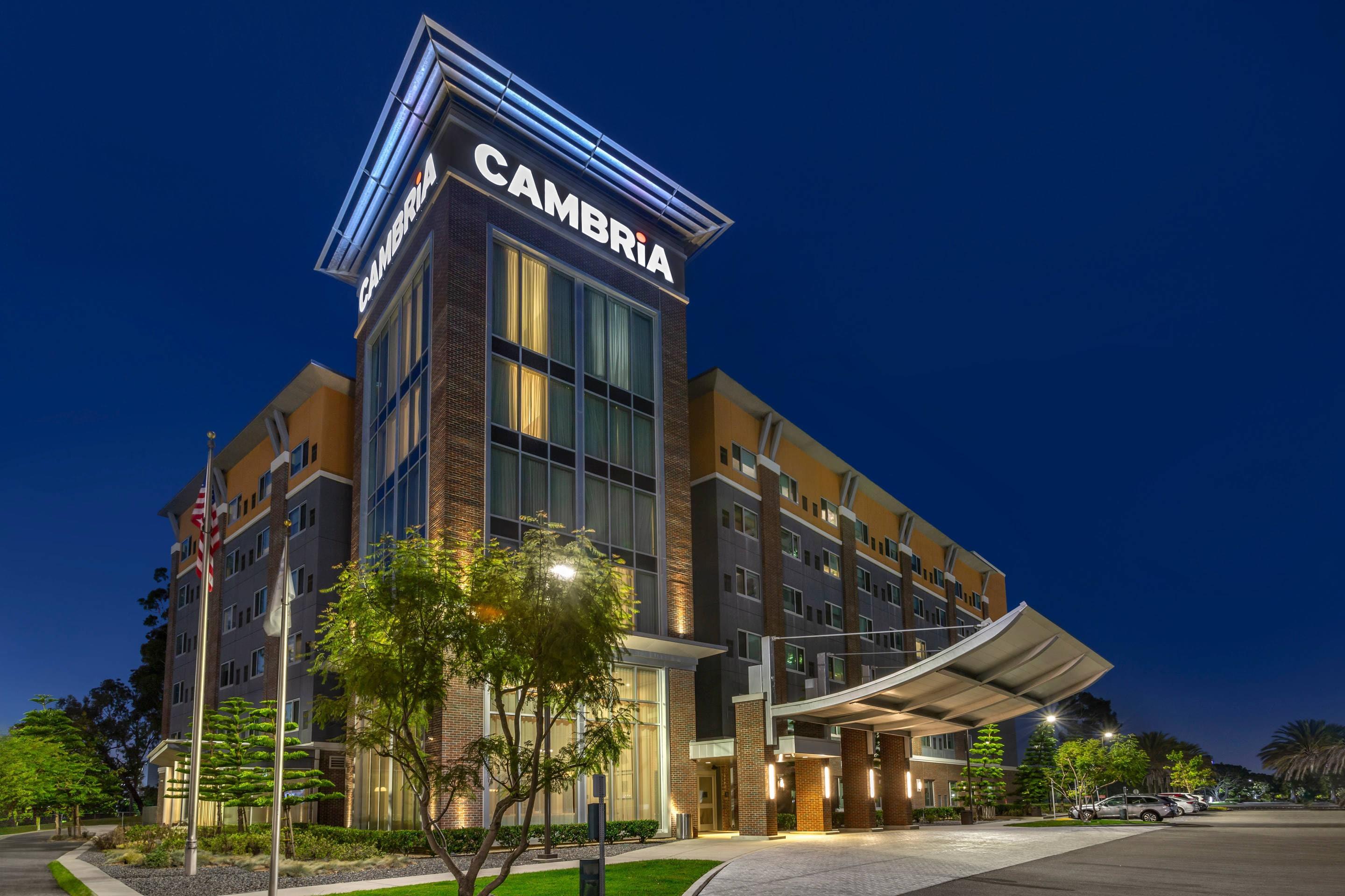 Hotel At Night | Cambria Hotel LAX