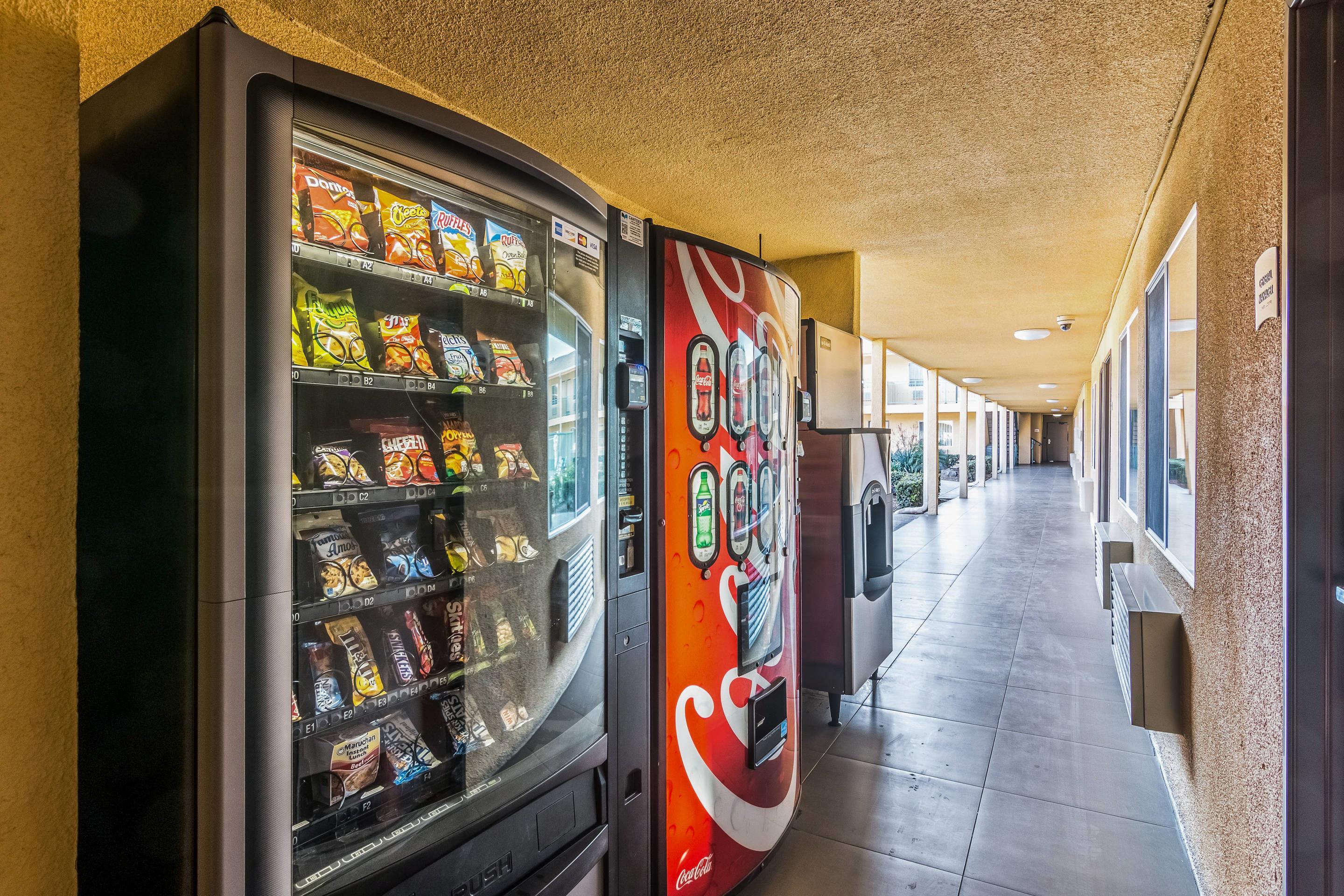 Hotel vending area