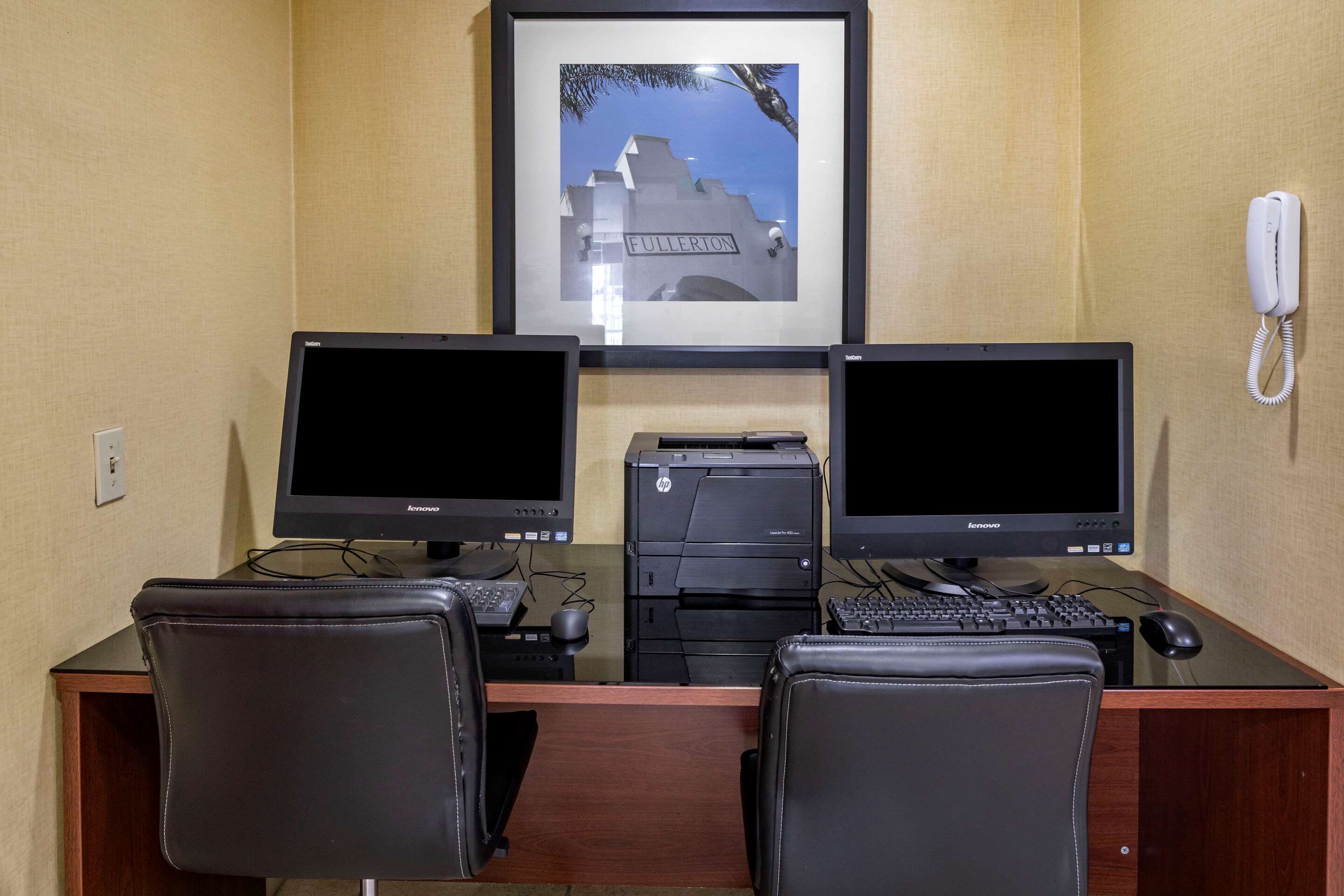 Computer in the lobby