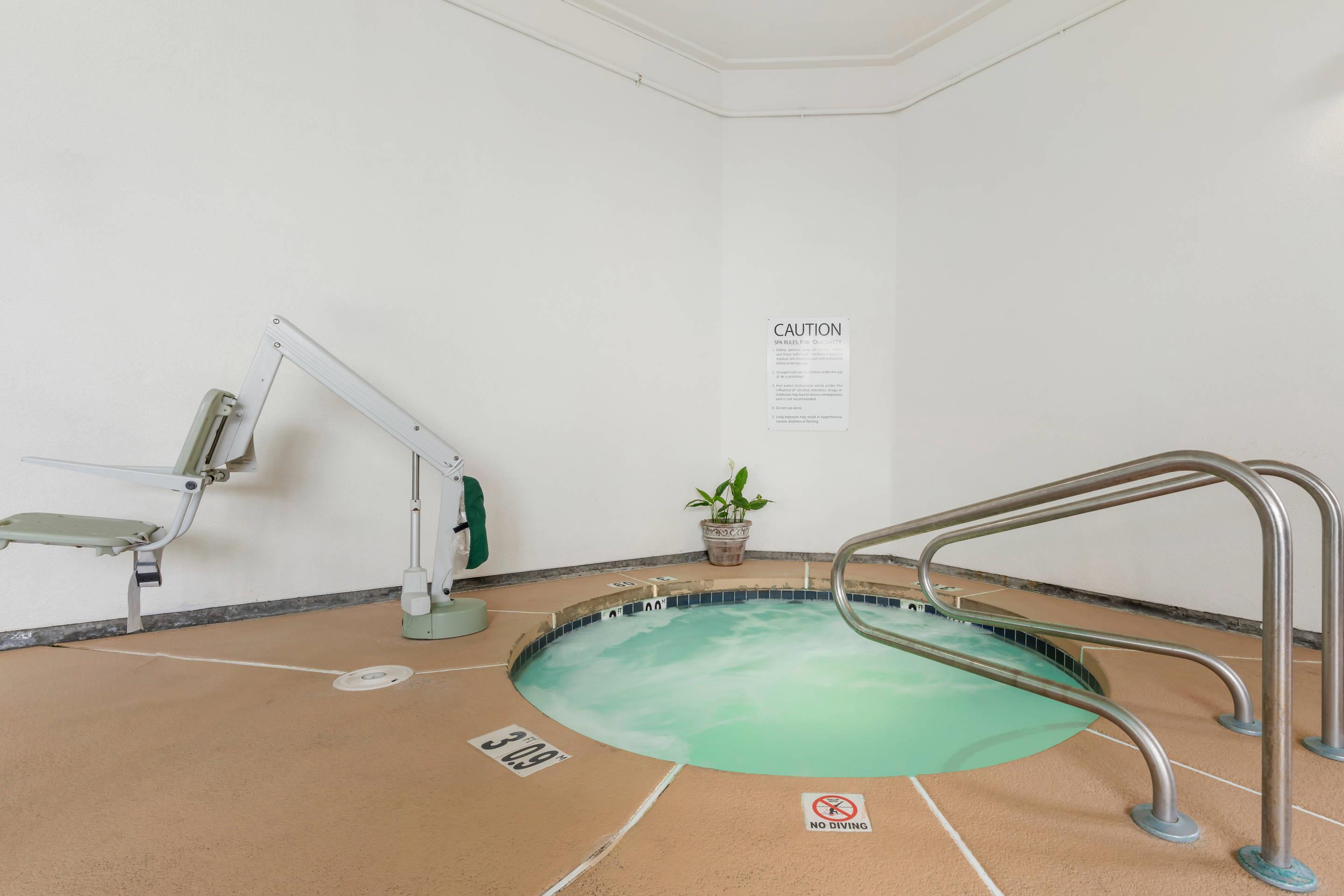 Indoor hot tub