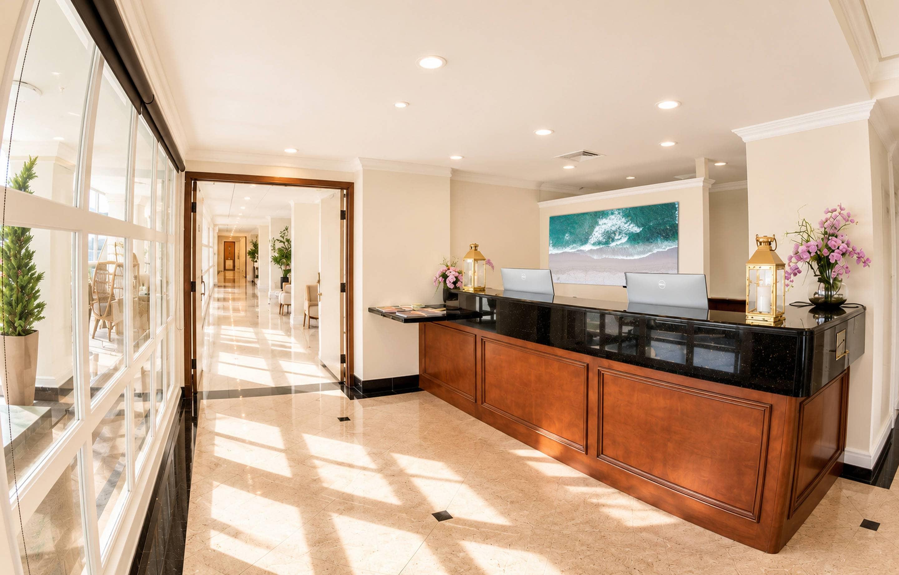 Hotel lobby