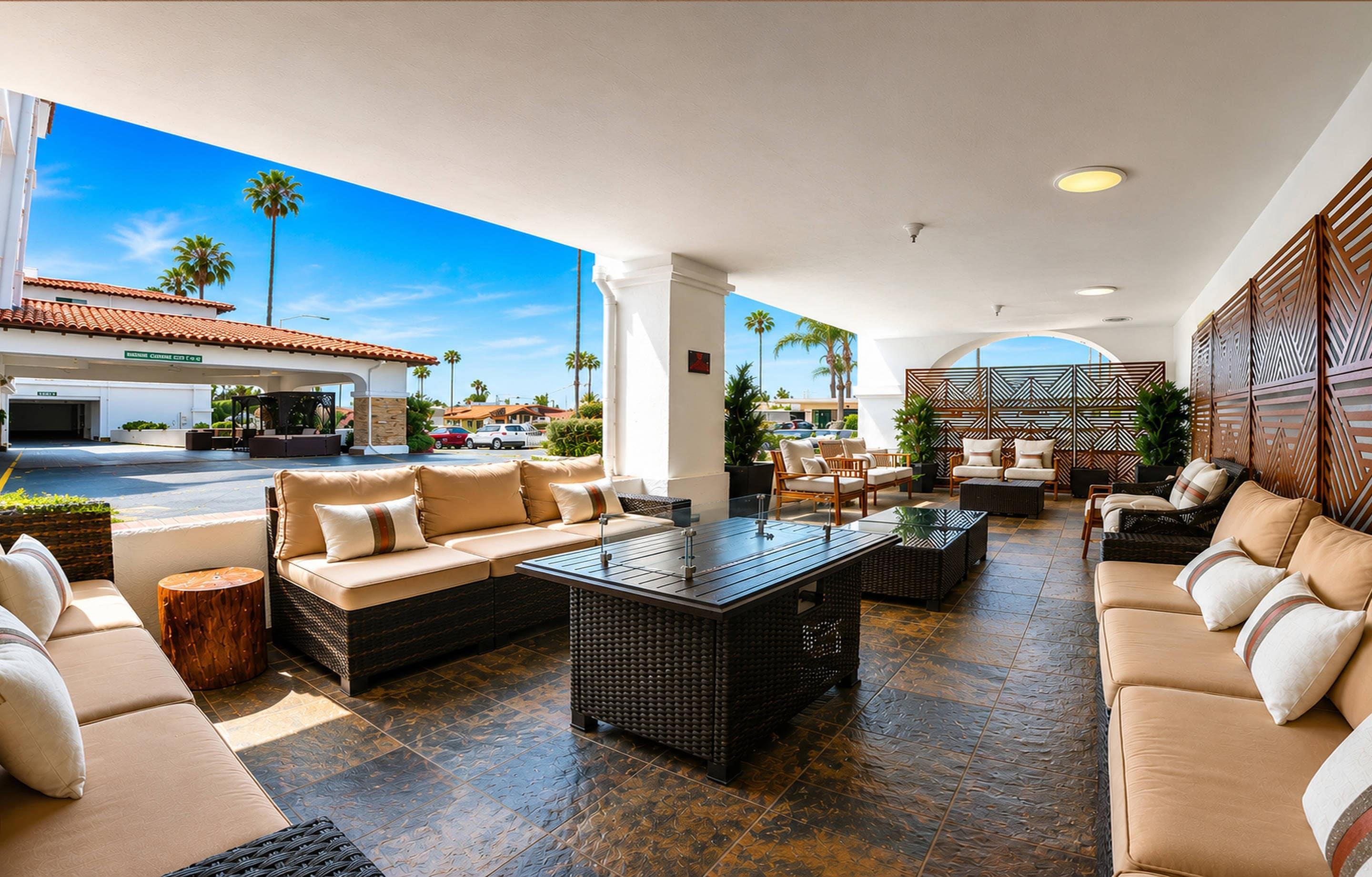 Hotel lobby