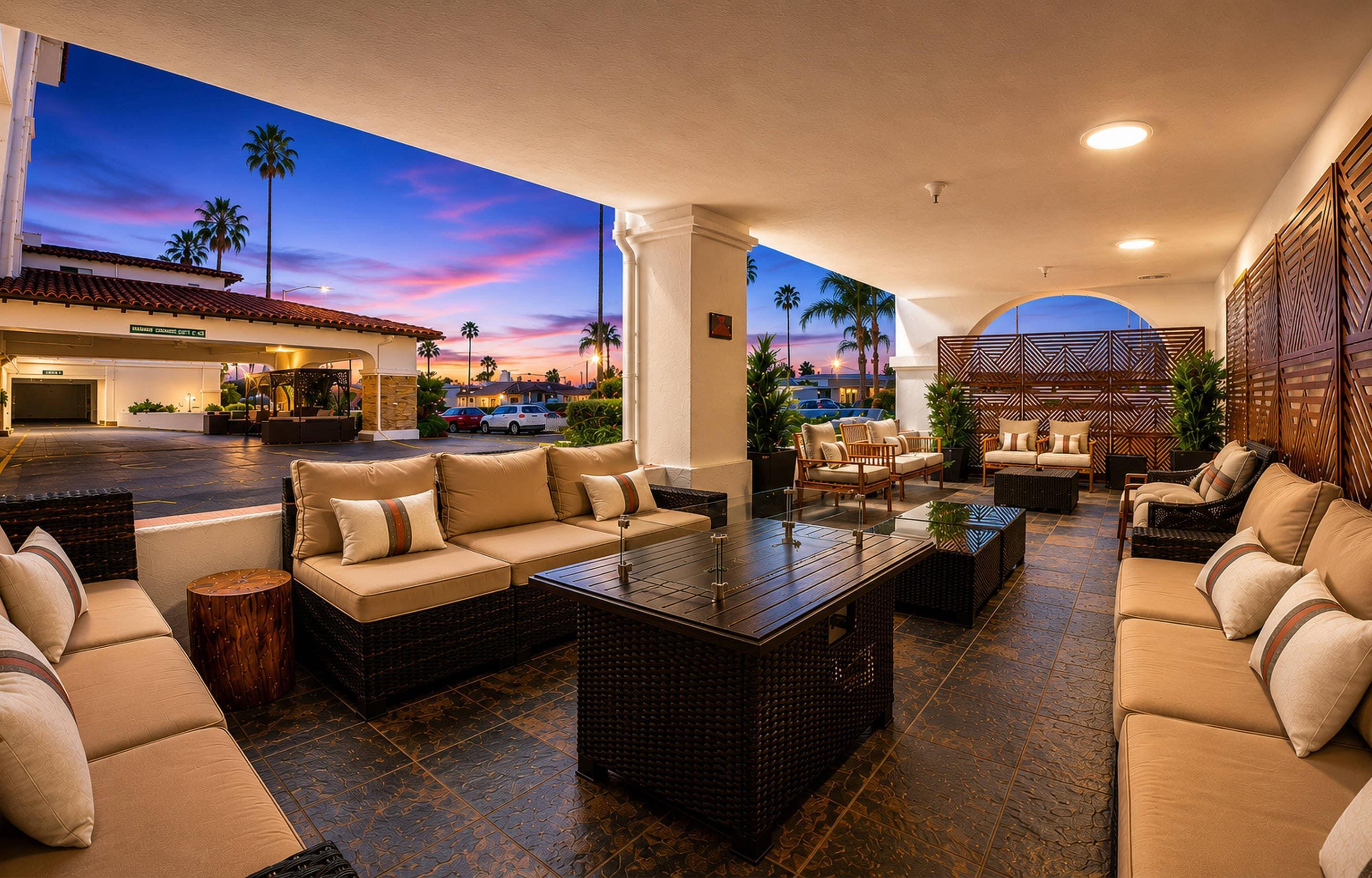Hotel lobby