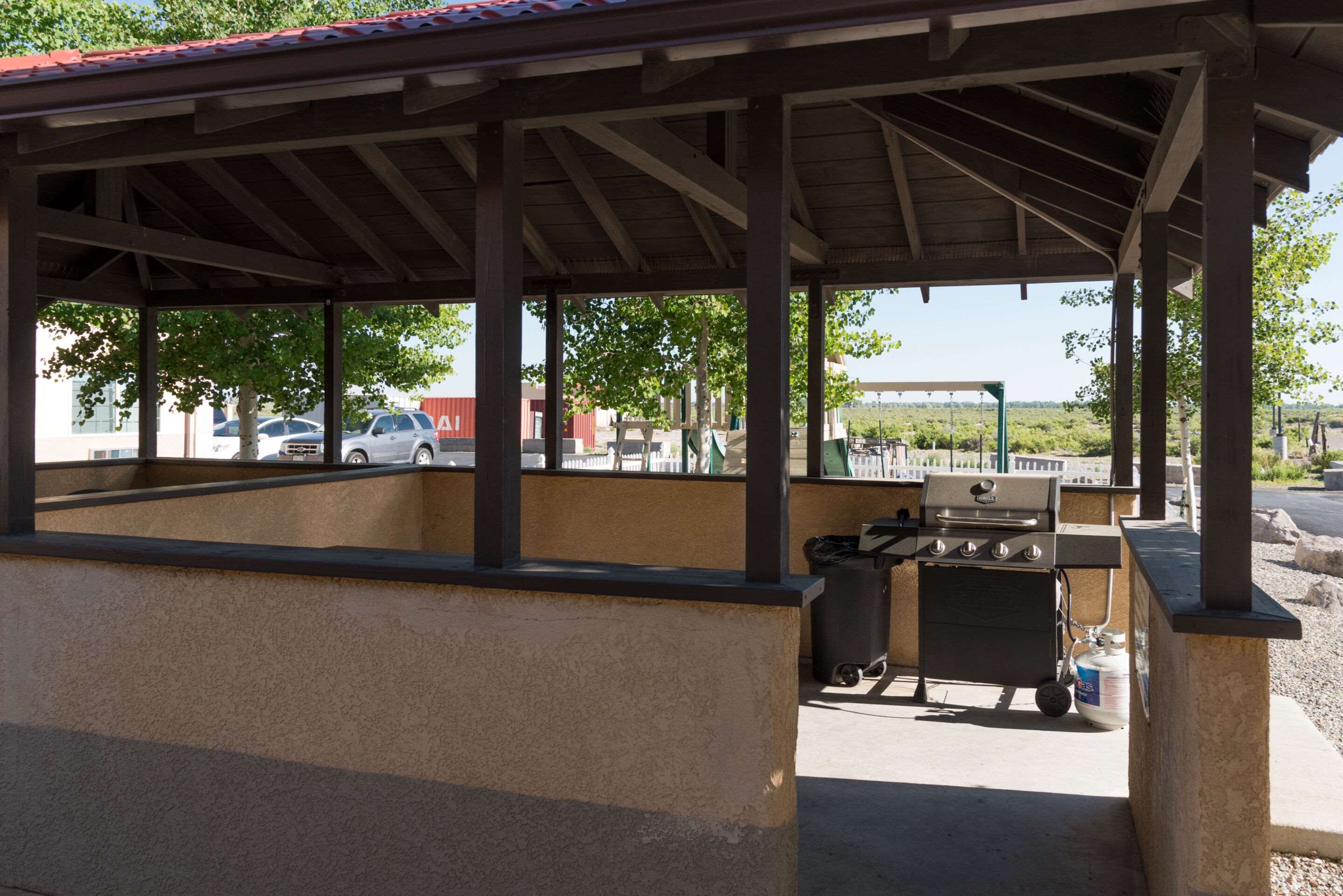 Hotel patio