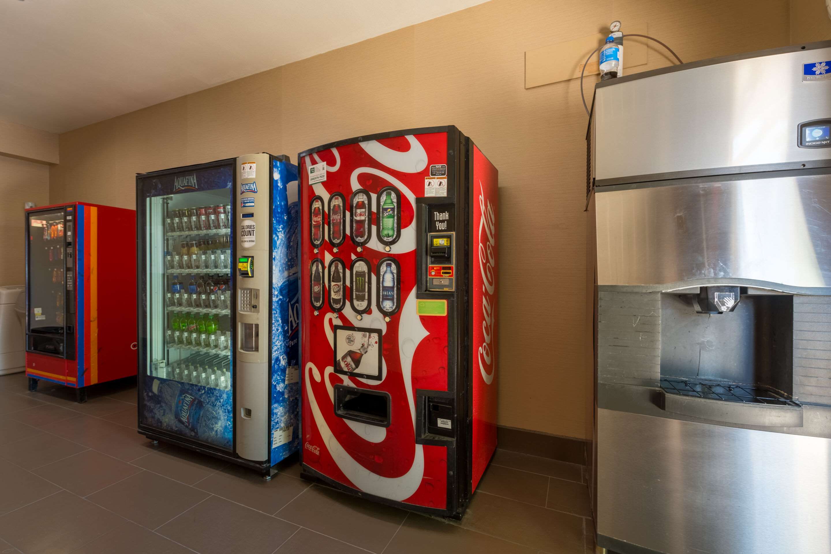 Hotel vending area