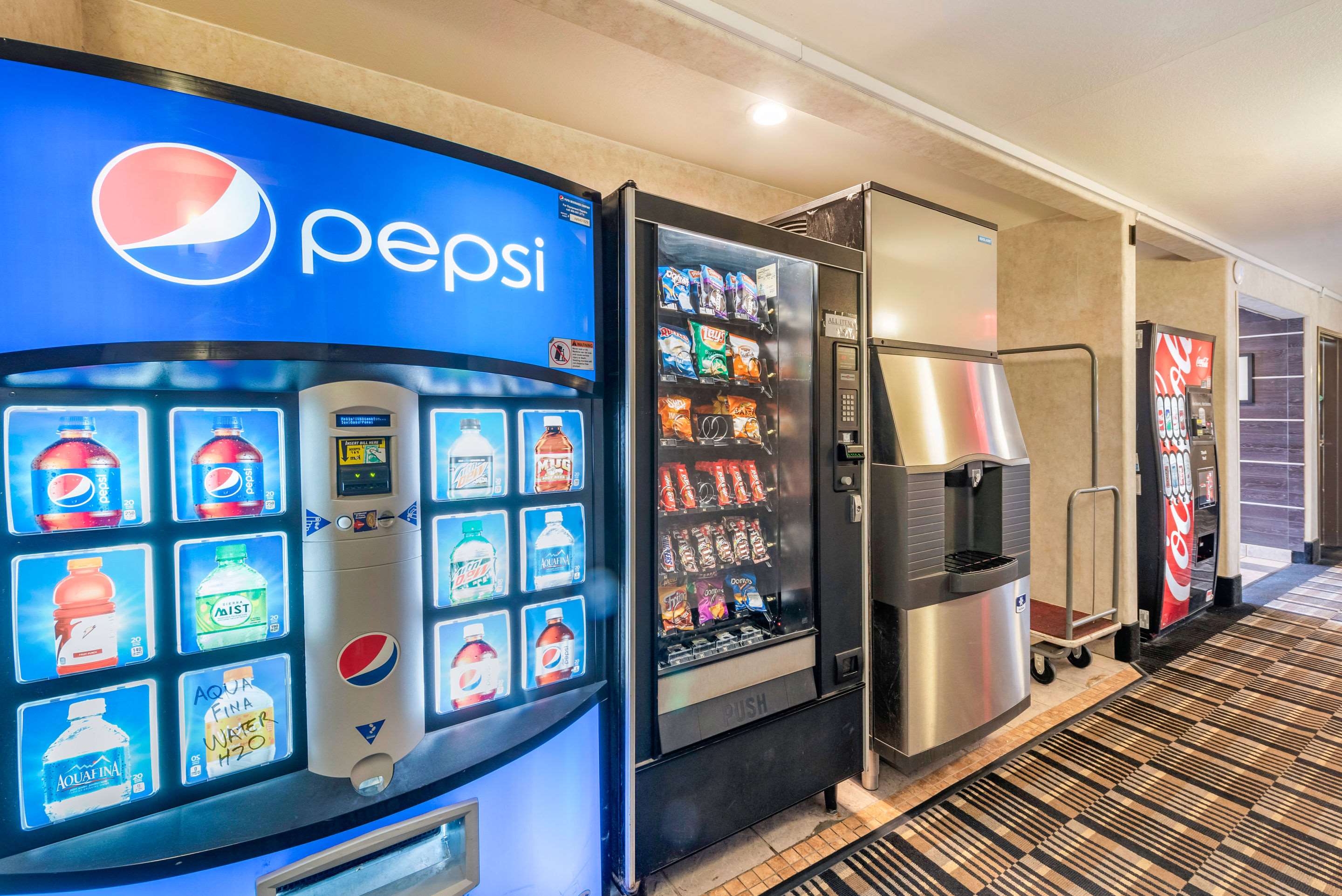 Hotel vending area