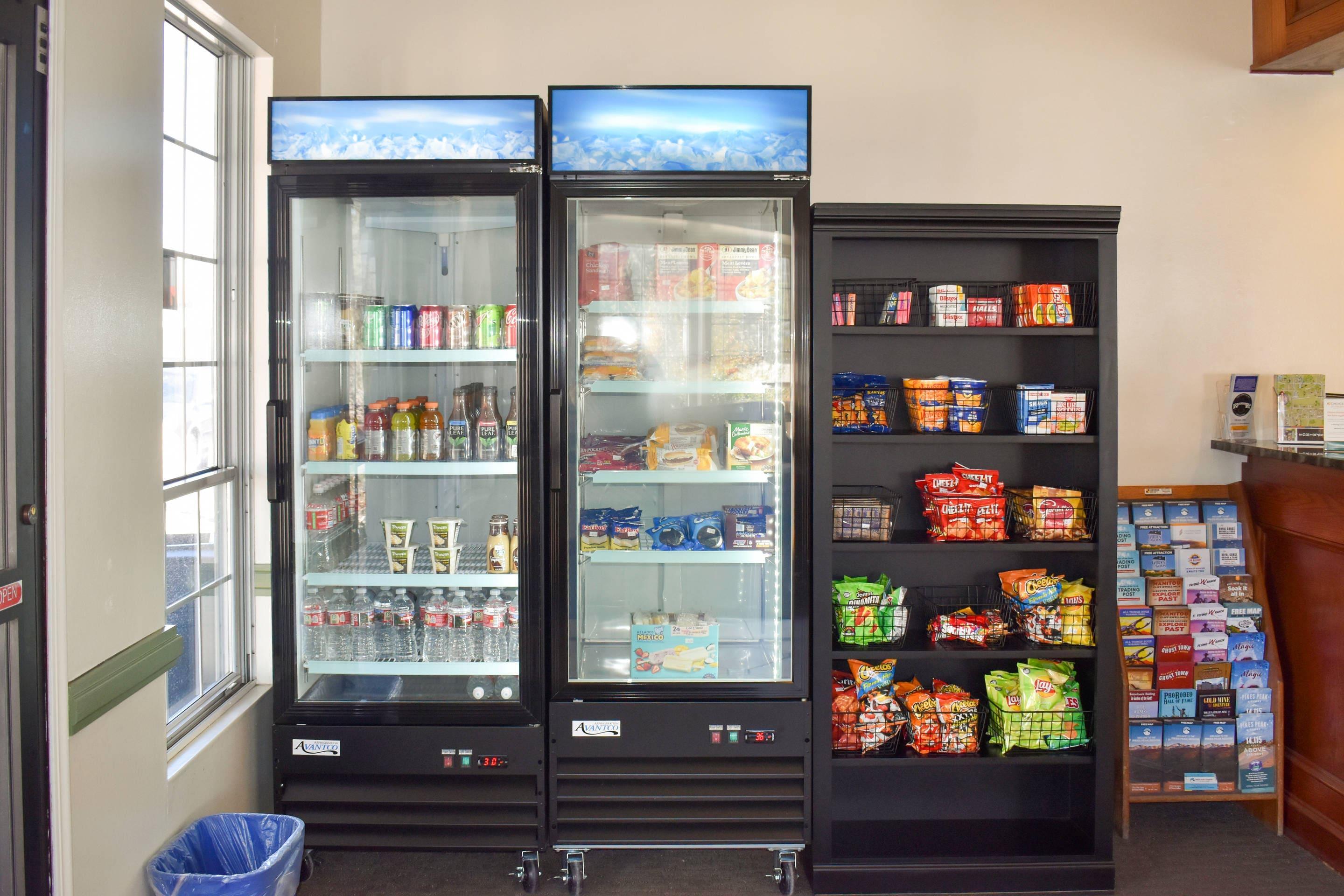 Hotel vending area