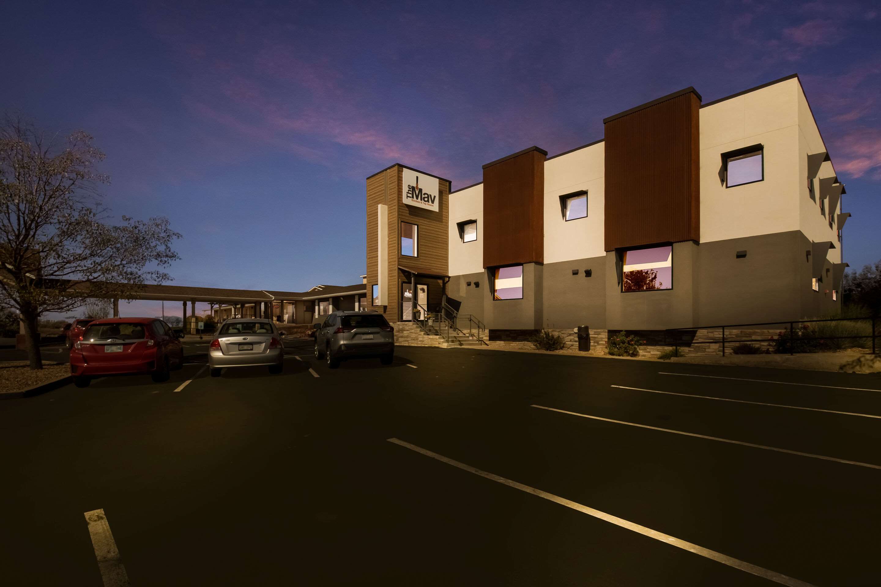 Hotel at night
