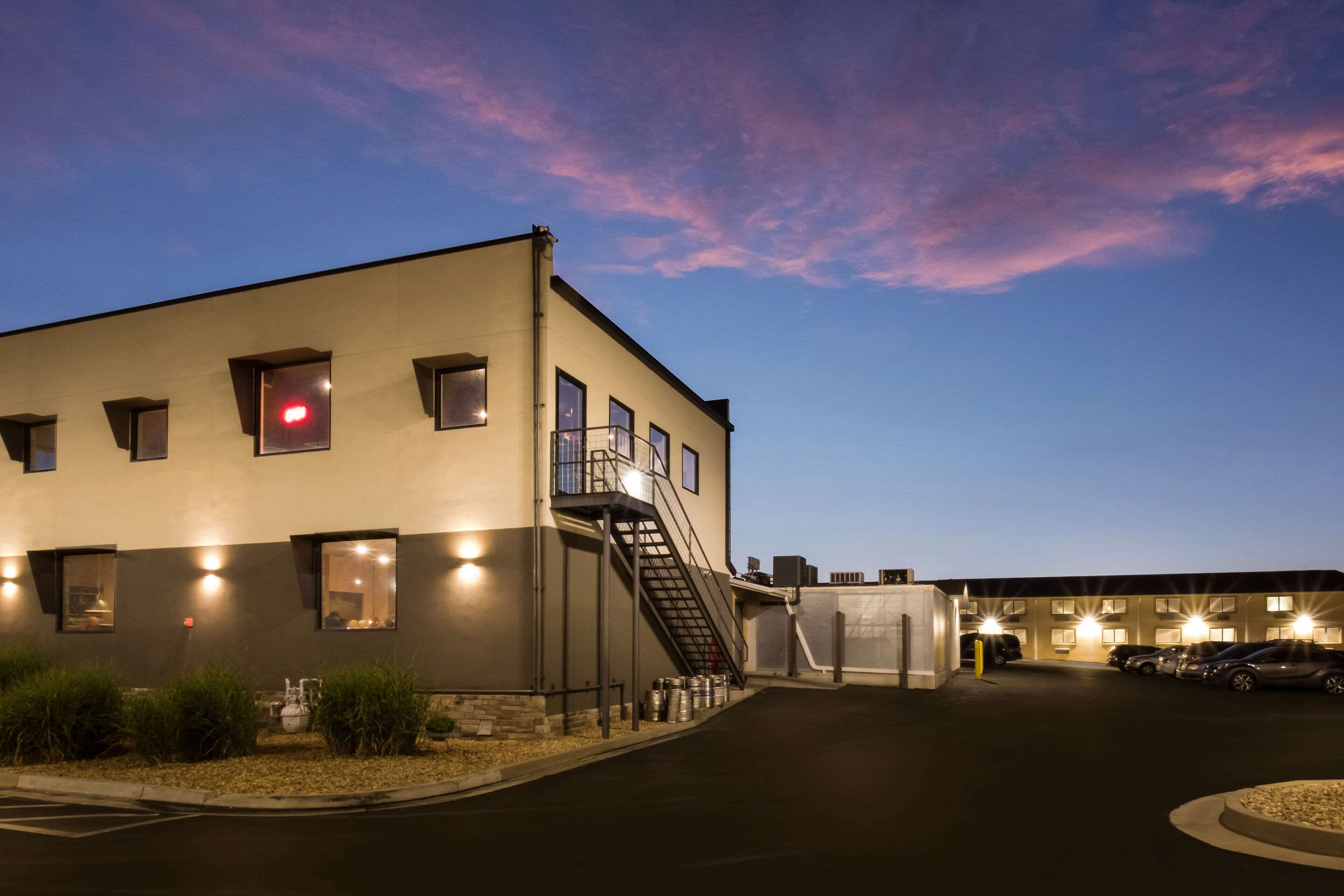 Hotel at night
