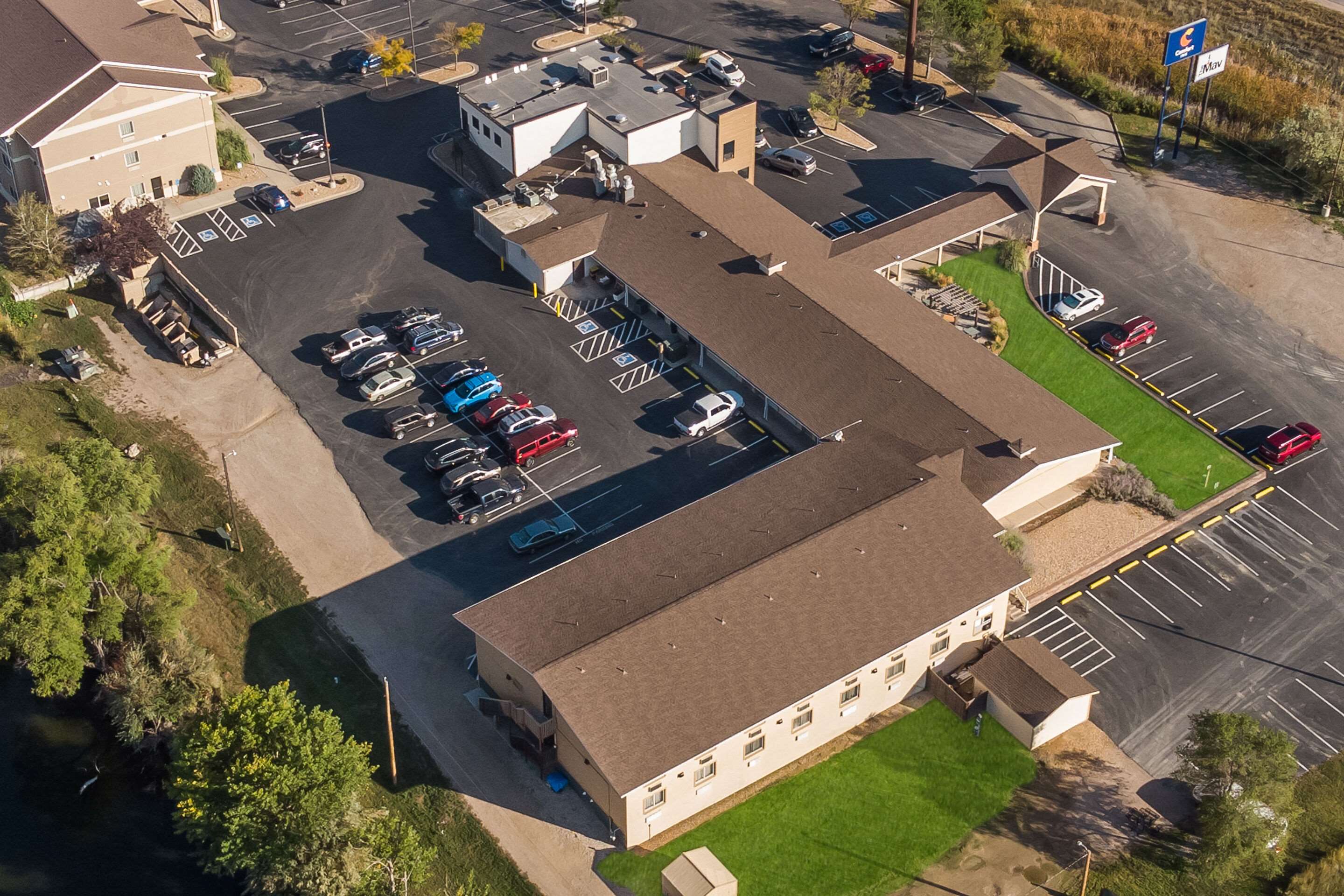 Hotel from the air