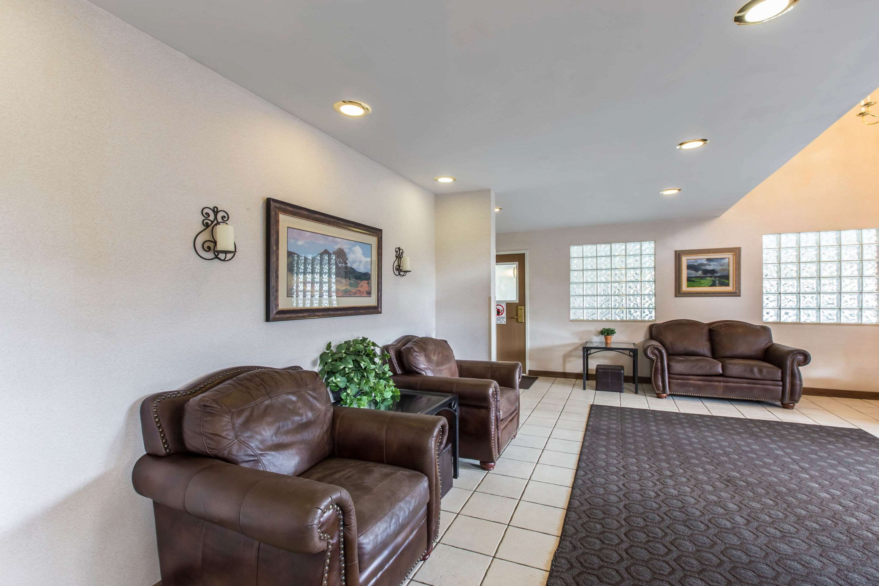Spacious lobby
