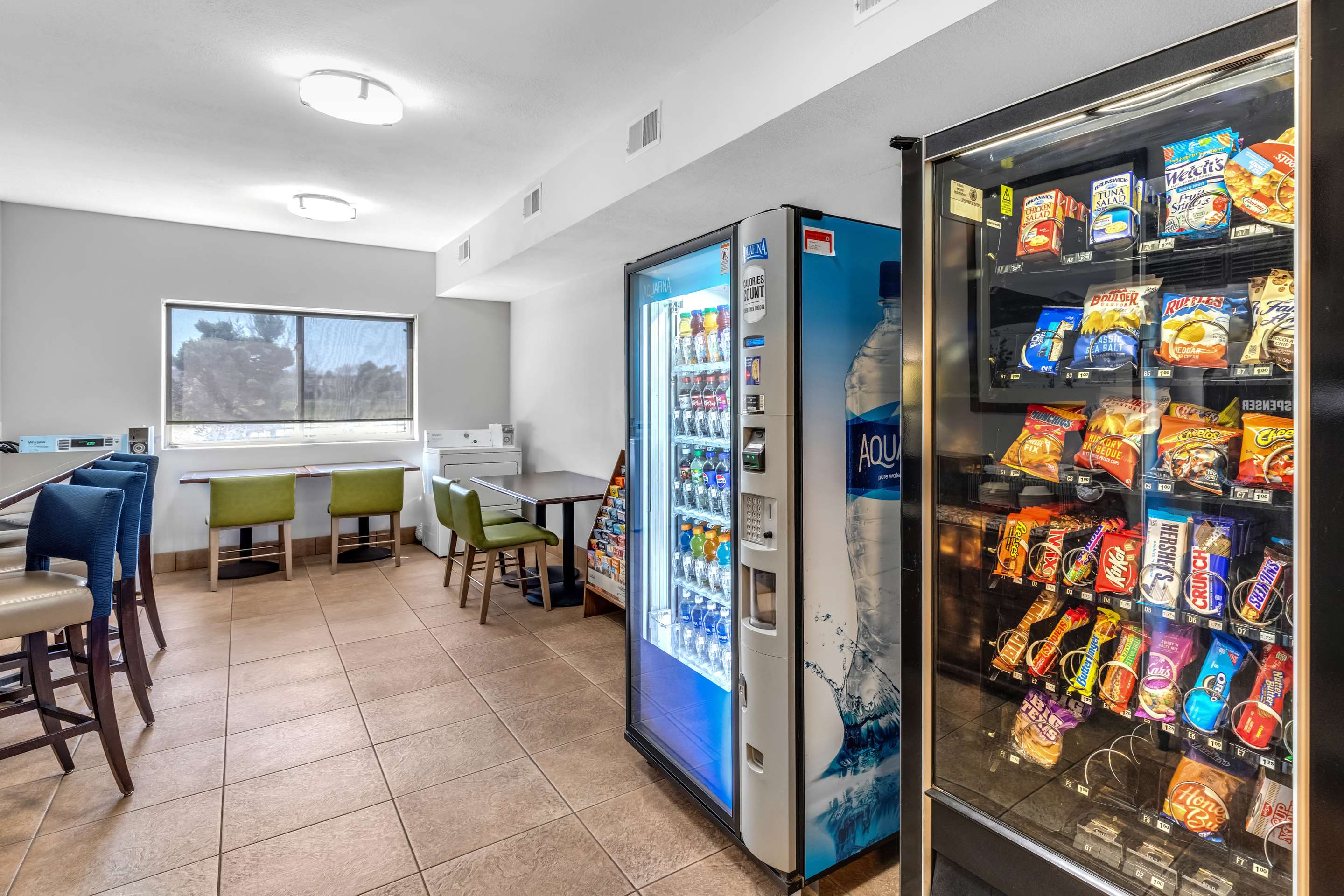 Hotel vending area