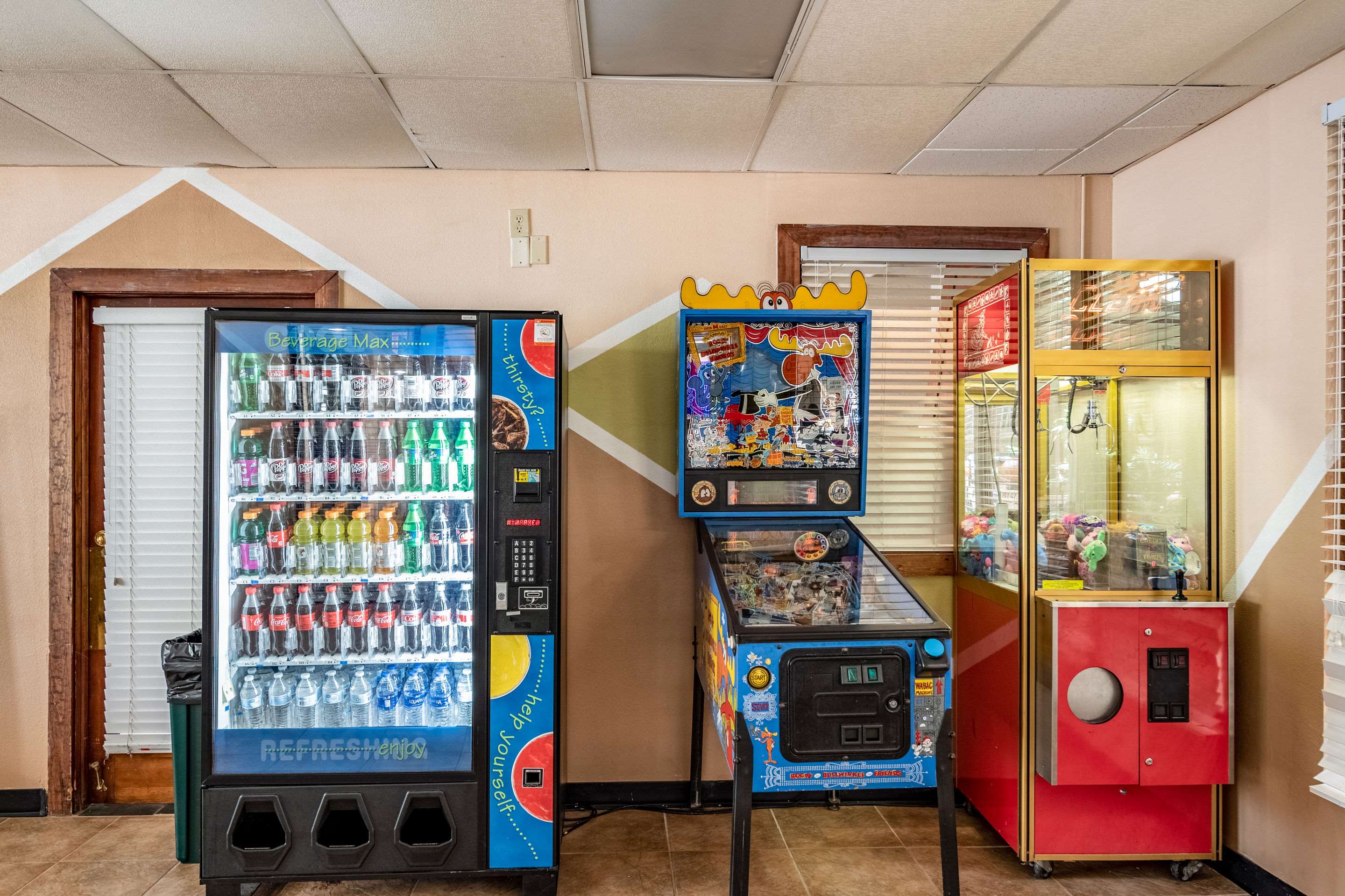 Hotel vending area