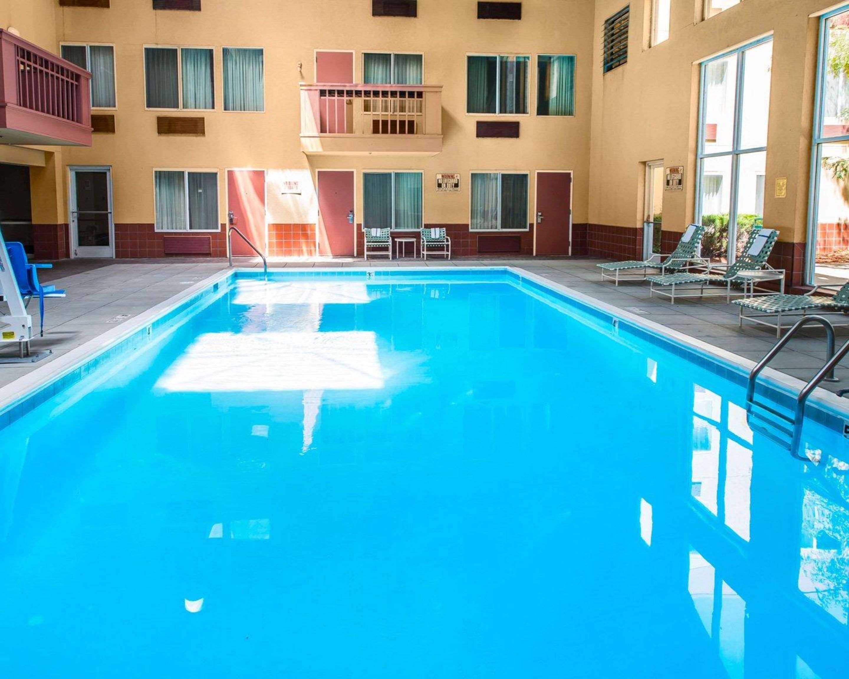 Pool sitting area