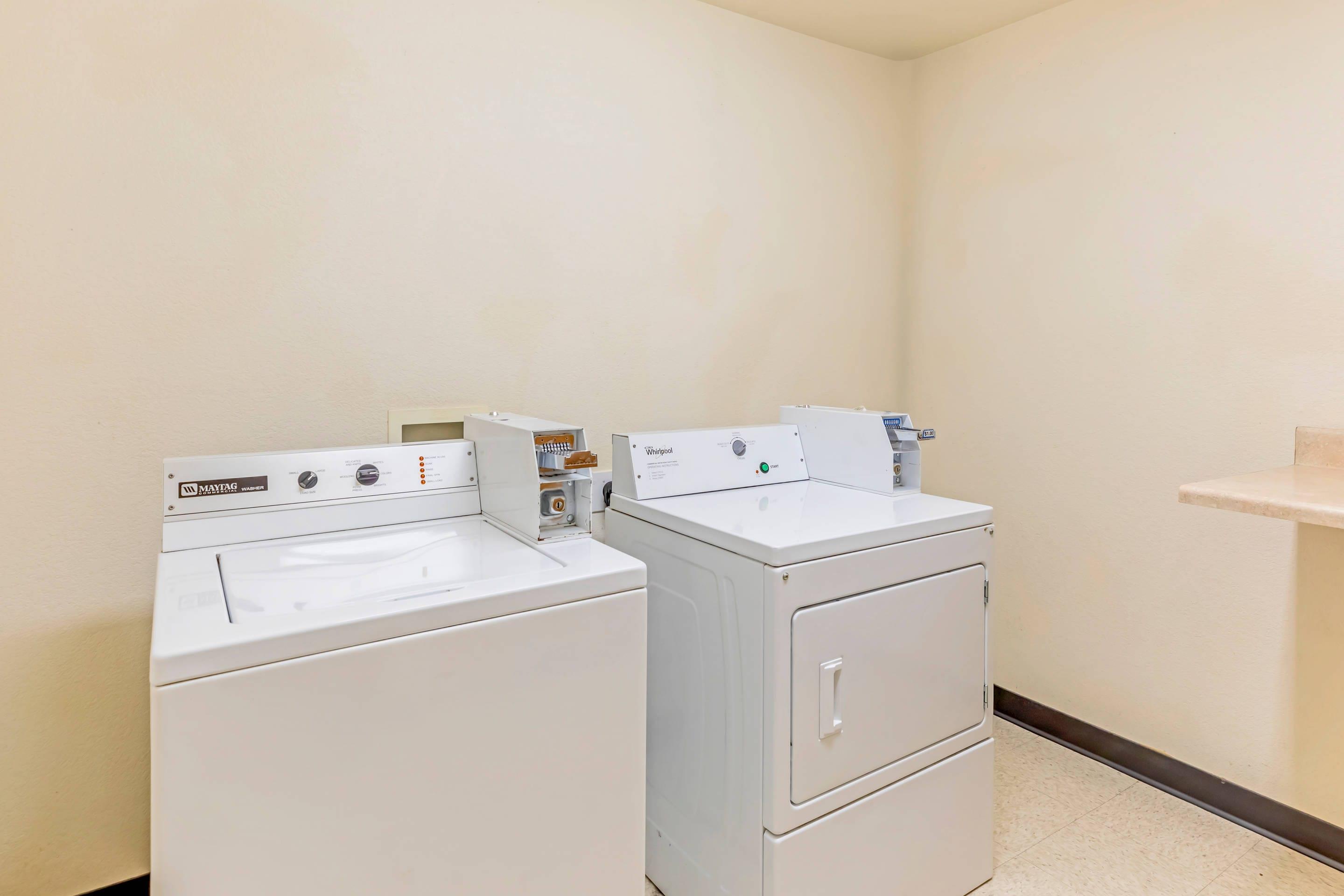 Guest laundry facilities