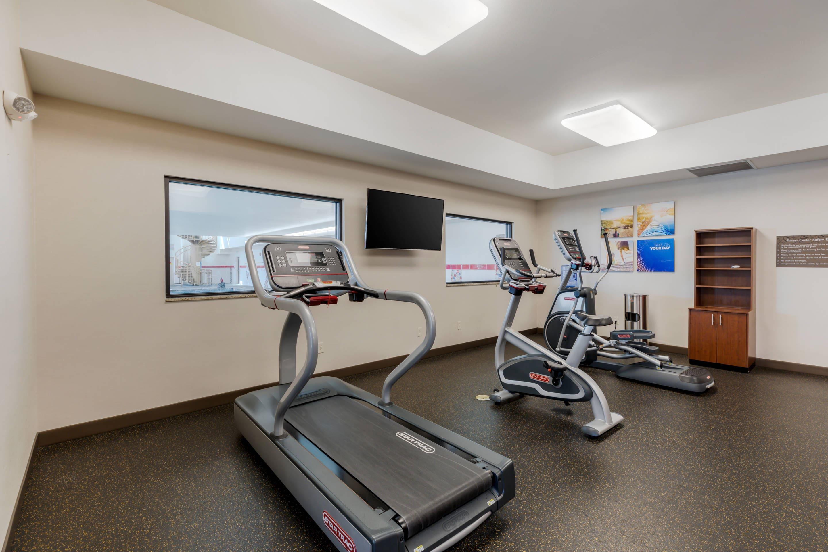 Exercise room with cardio equipment | Comfort Suites Loveland